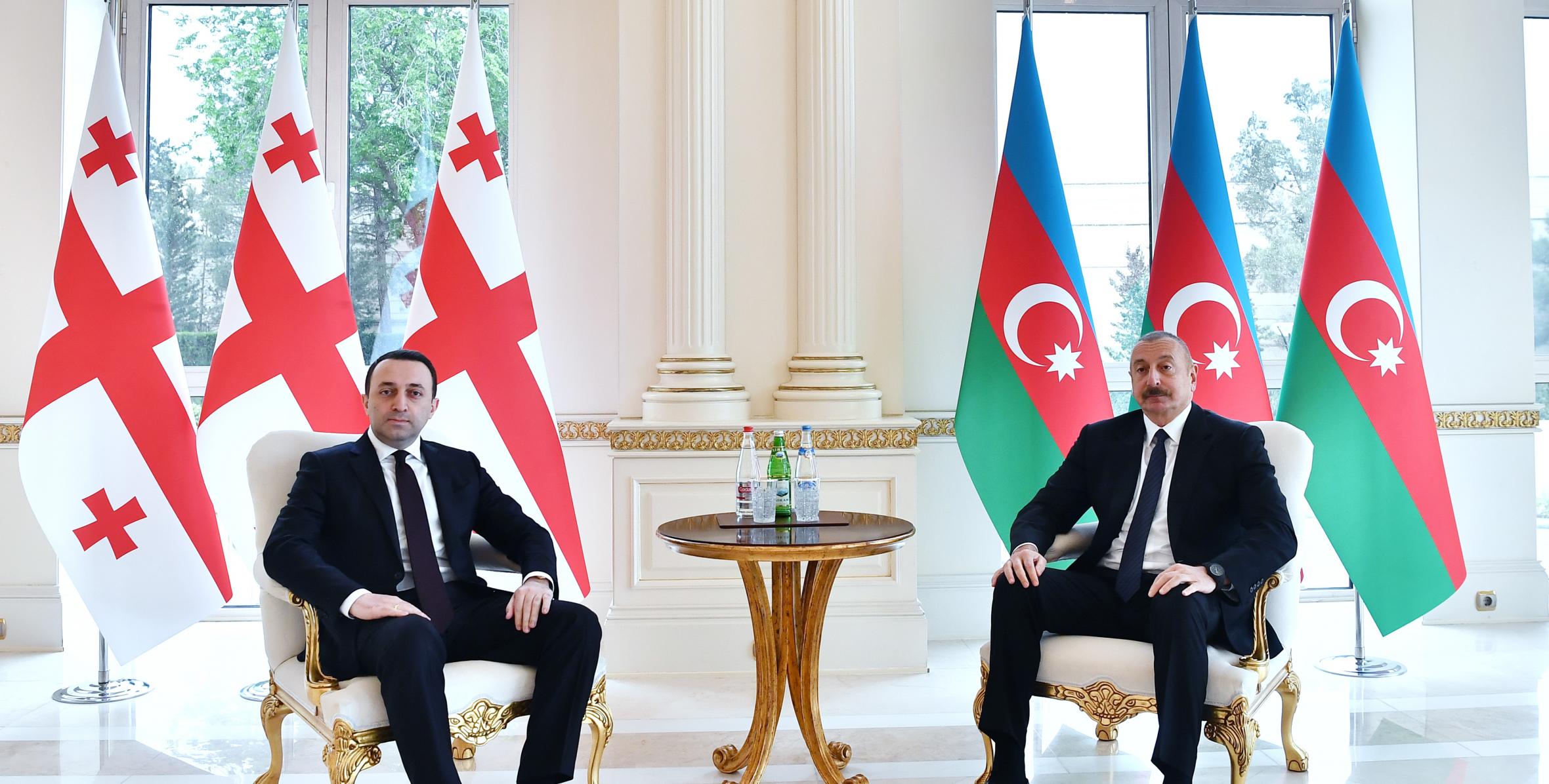 Ilham Aliyev received Georgian Prime Minister