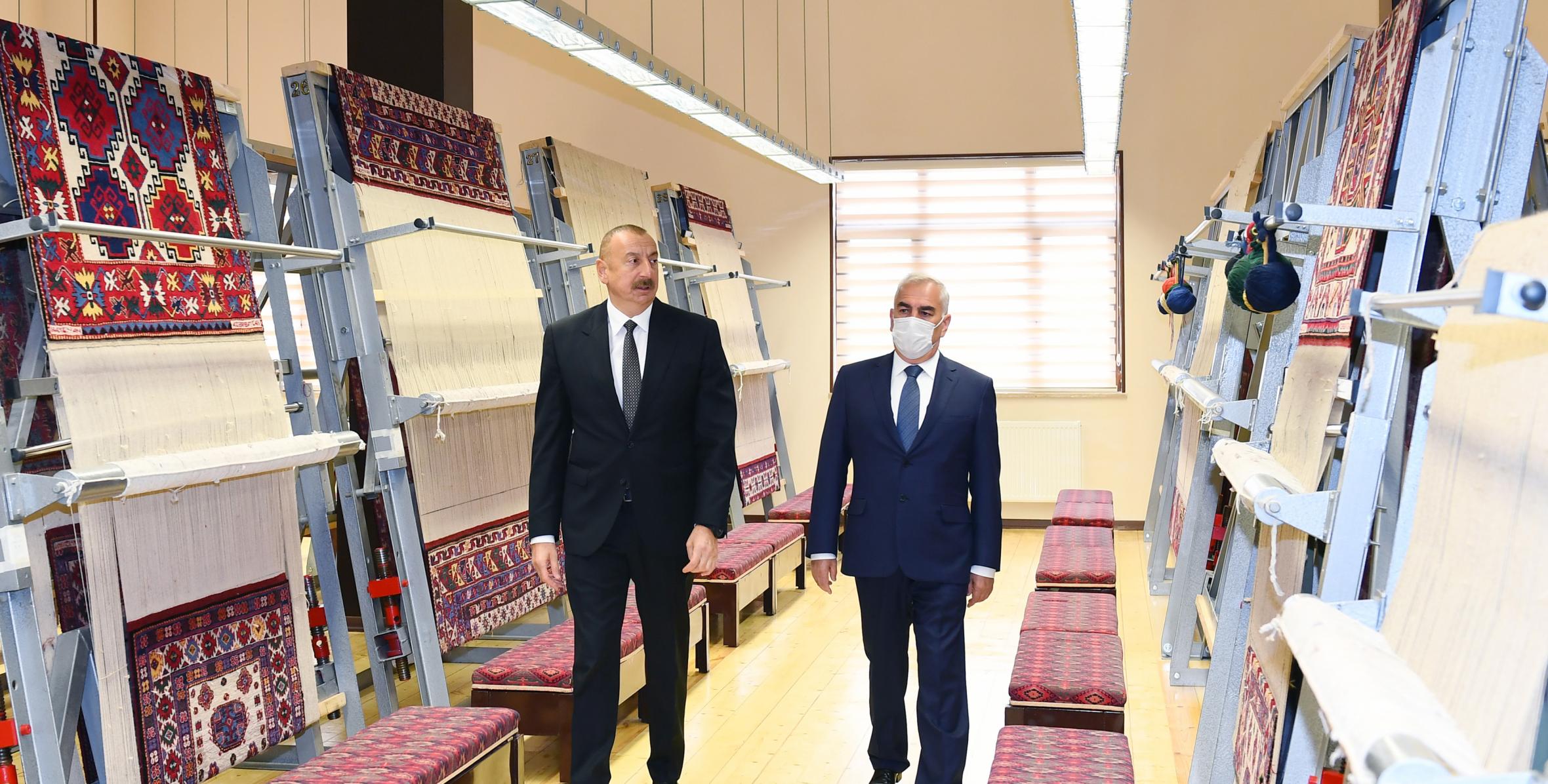 Ильхам Алиев принял участие в открытии Нахчыванского филиала ОАО «Азерхалча»