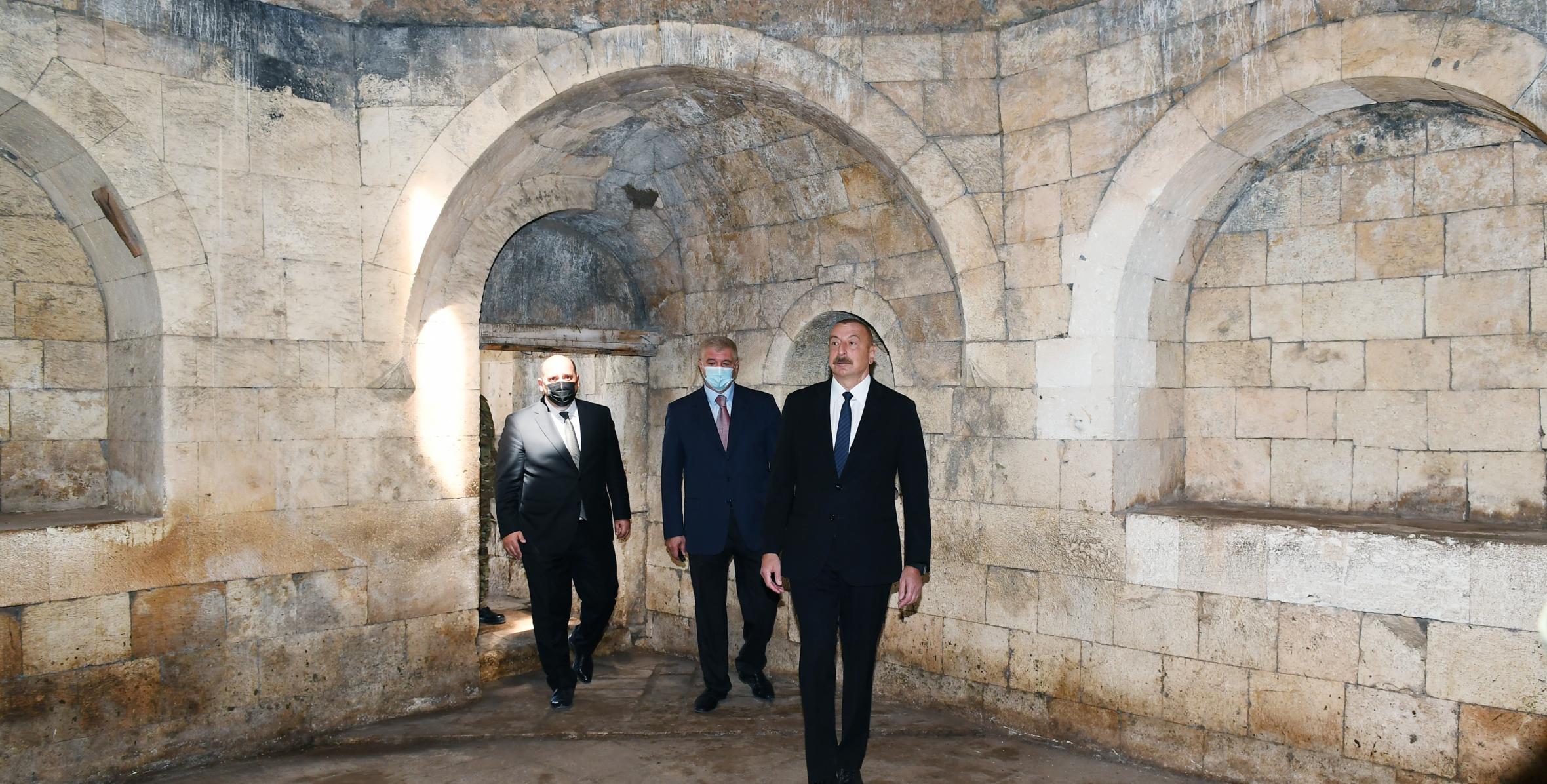 Ilham Aliyev visited palace complex where Panahali khan’s Palace located