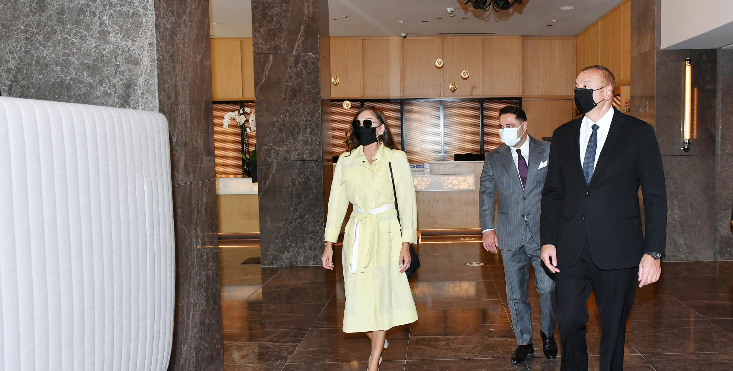 Ilham Aliyev attended opening of Courtyard by Marriott Baku hotel