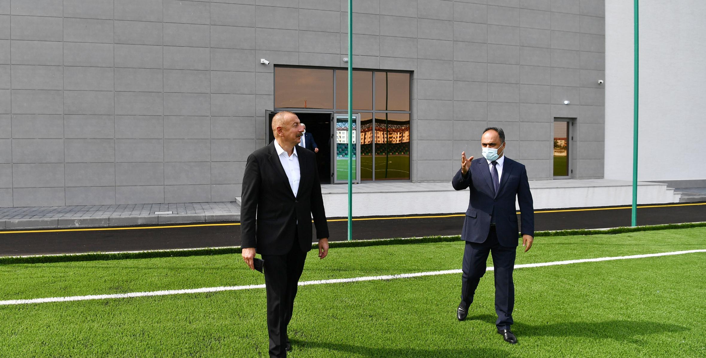 Ilham Aliyev attended opening of Goranboy Olympic Sports Complex
