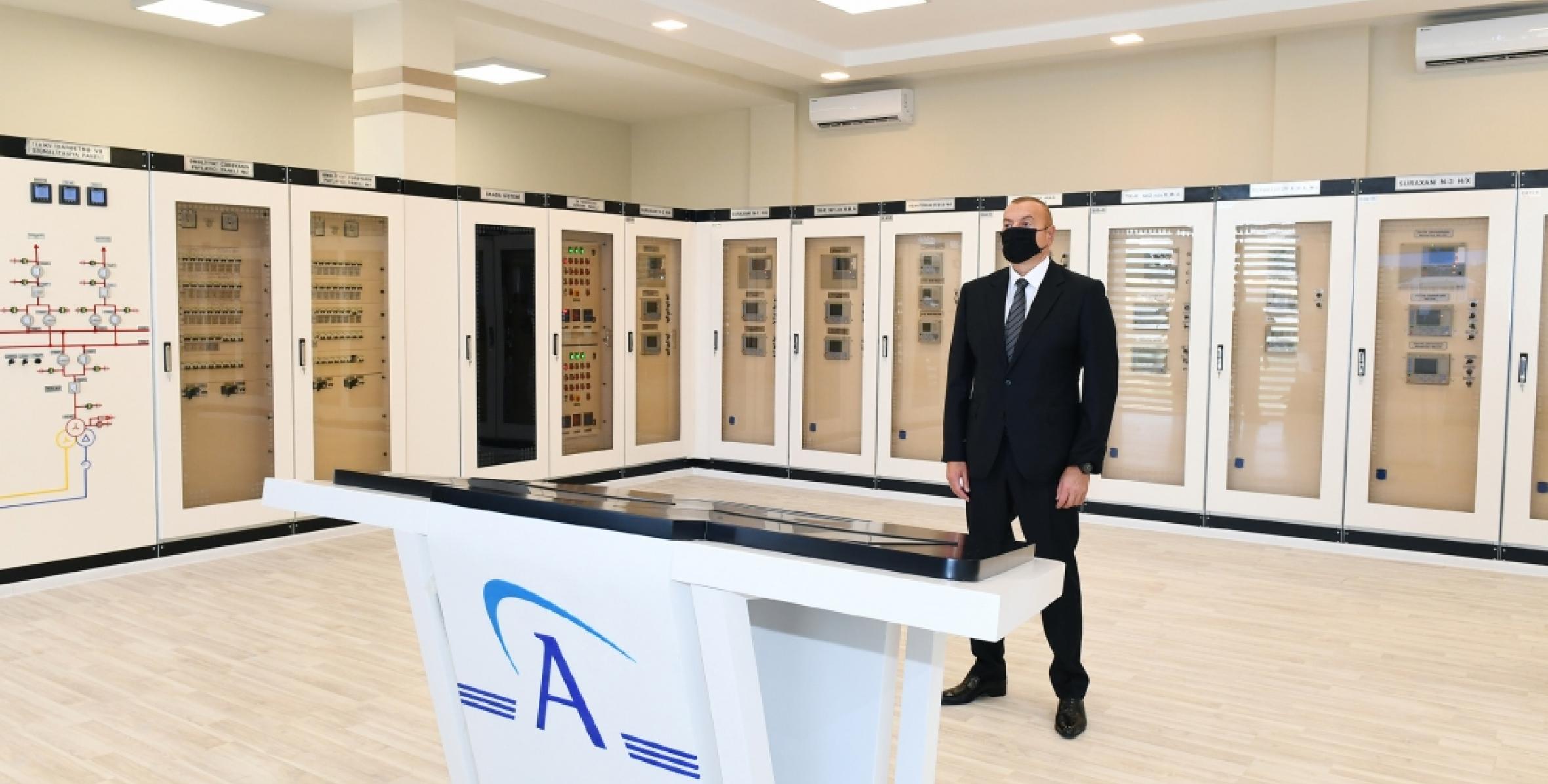 Ilham Aliyev inaugurated newly renovated 110/35/6 kV “Surakhani” substation