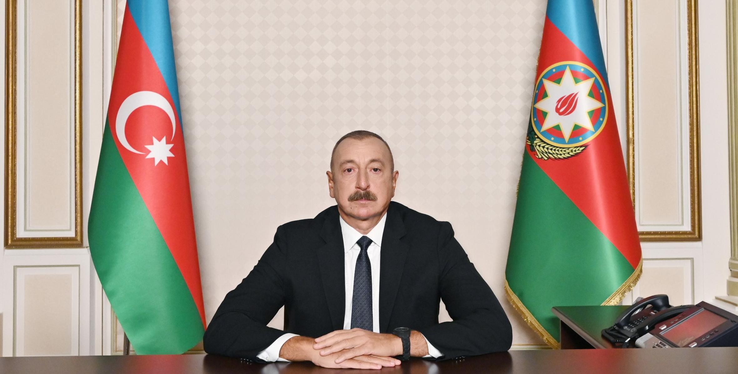 Victorious Commander-in-Chief, President Ilham Aliyev addressed the nation on the occasion of the Remembrance Day