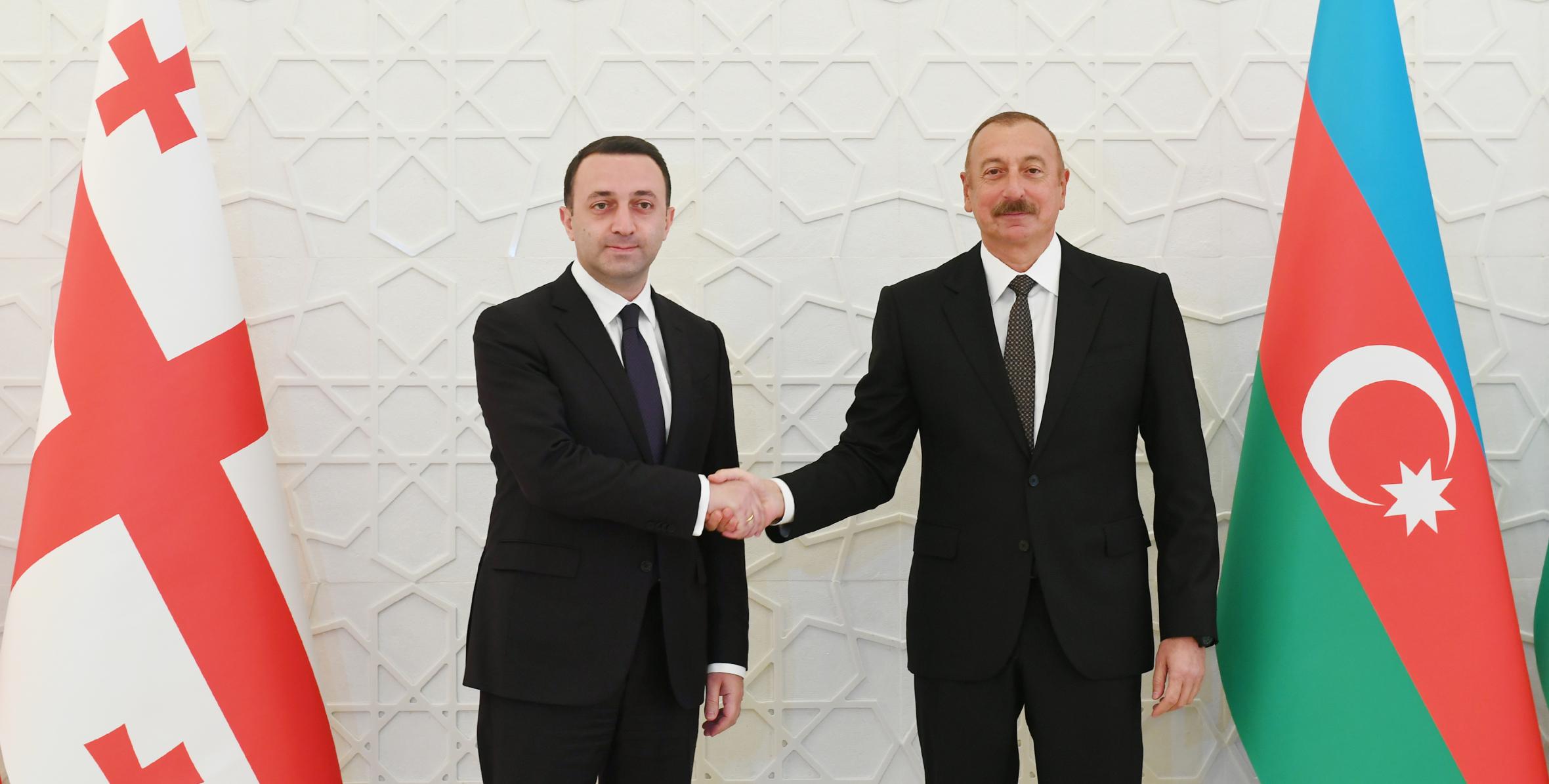 President Ilham Aliyev met with Georgian Prime Minister