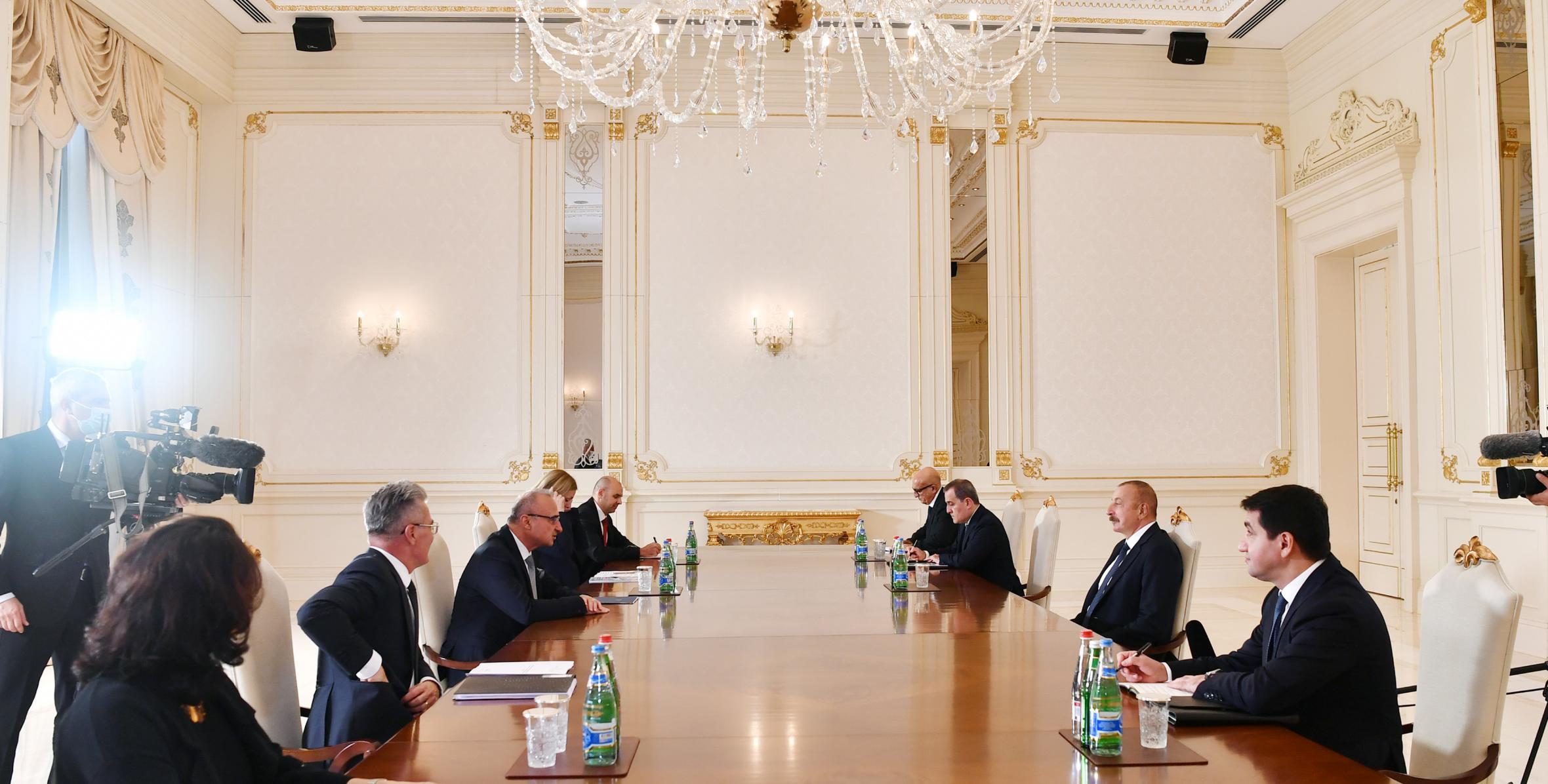 Ilham Aliyev received Croatian Minister of Foreign and European Affairs