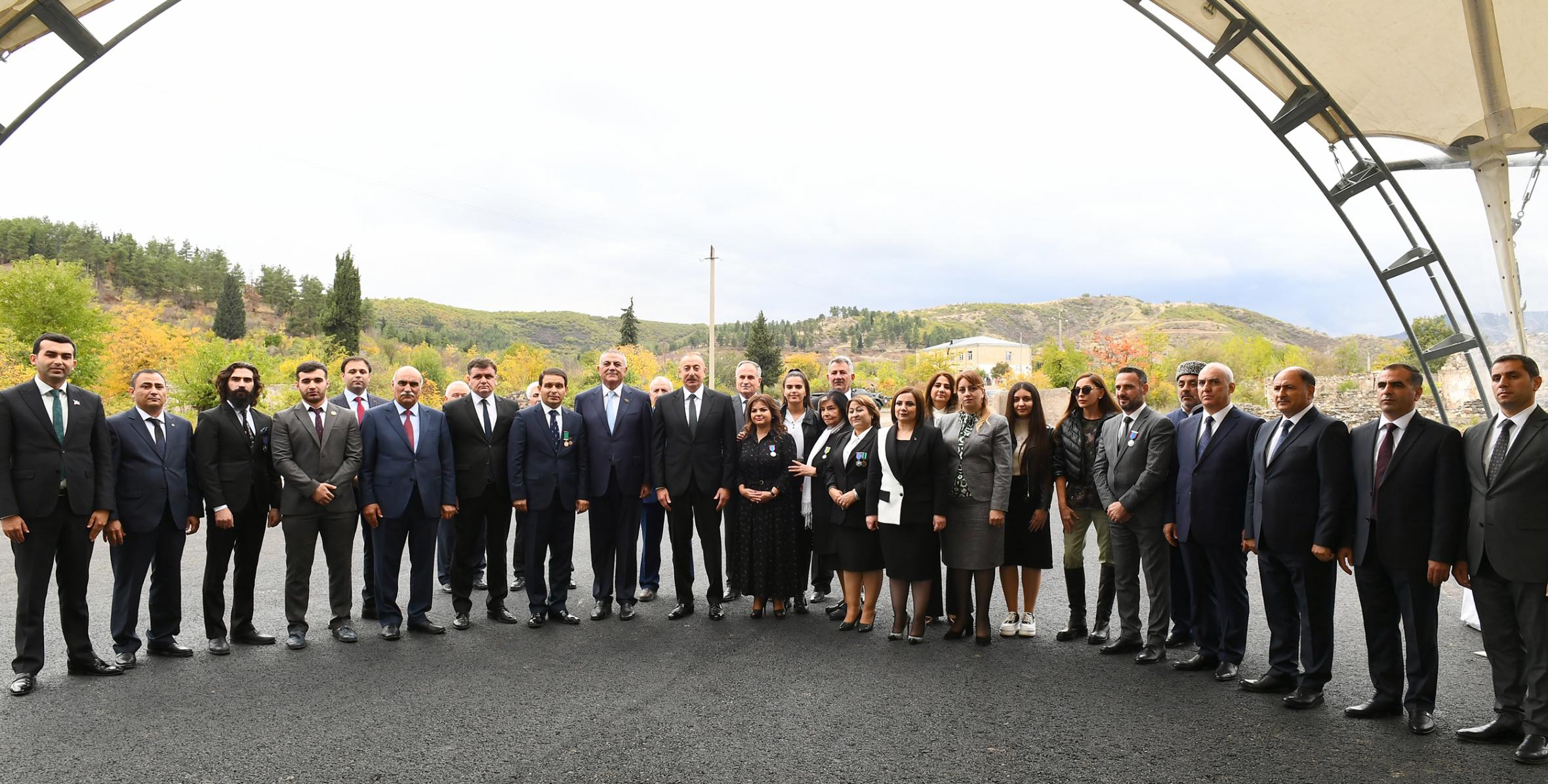 Visit of Ilham Aliyev to Zangilan