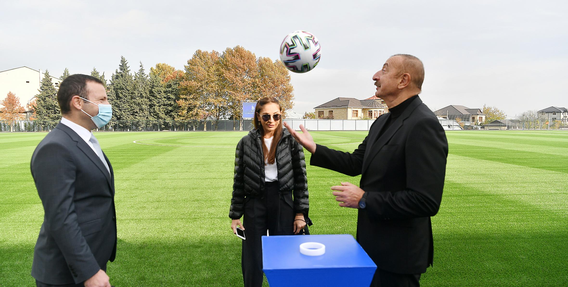 Ilham Aliyev and First Lady Mehriban Aliyeva inaugurated a new Creativity Center