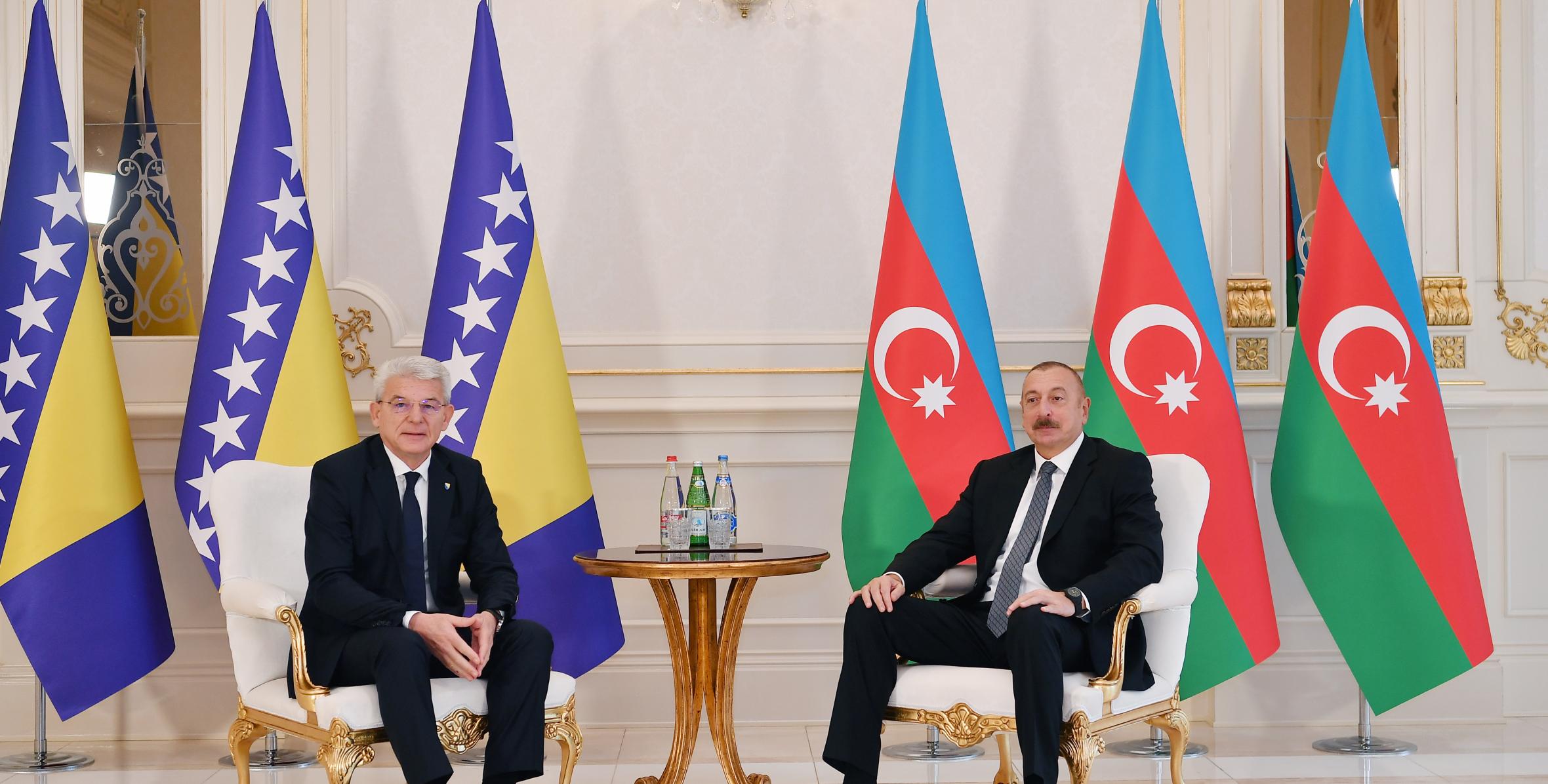 Ильхам Алиев встретился с членом Президиума Боснии и Герцеговины Шефиком Джаферовичем