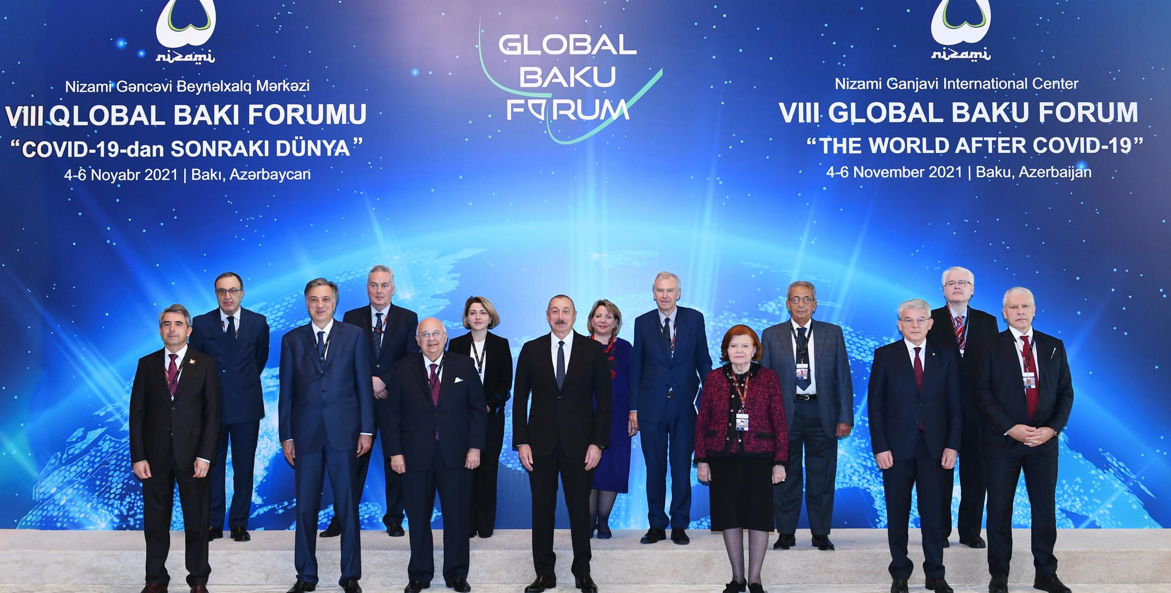 İlham Əliyev VIII Qlobal Bakı Forumunun açılış mərasimində çıxış edib