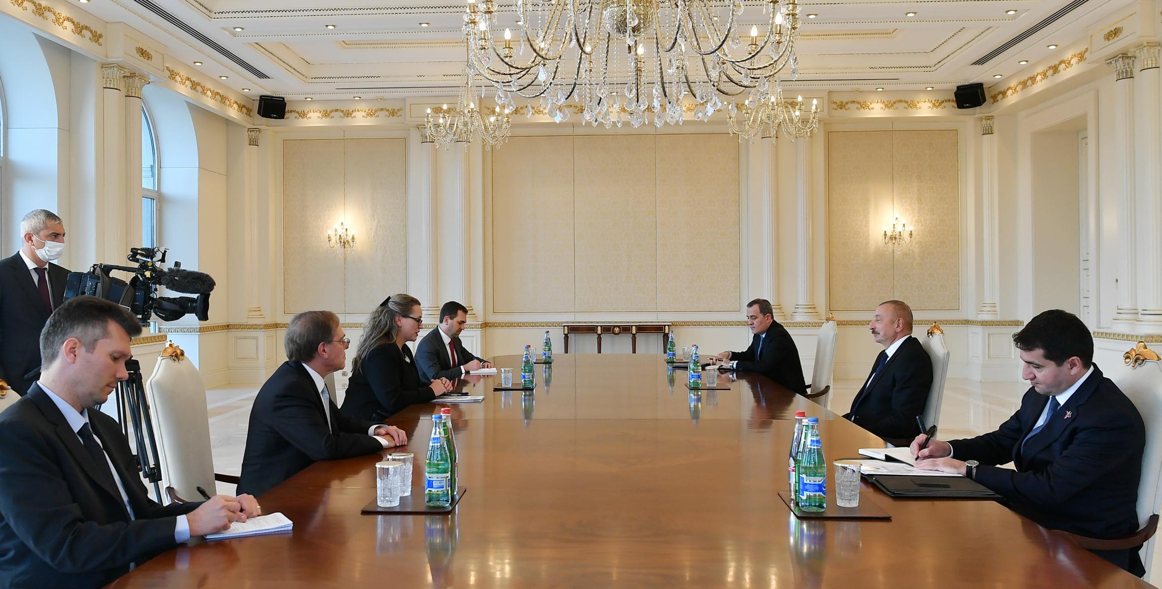 Ilham Aliyev received US deputy assistant secretary of state