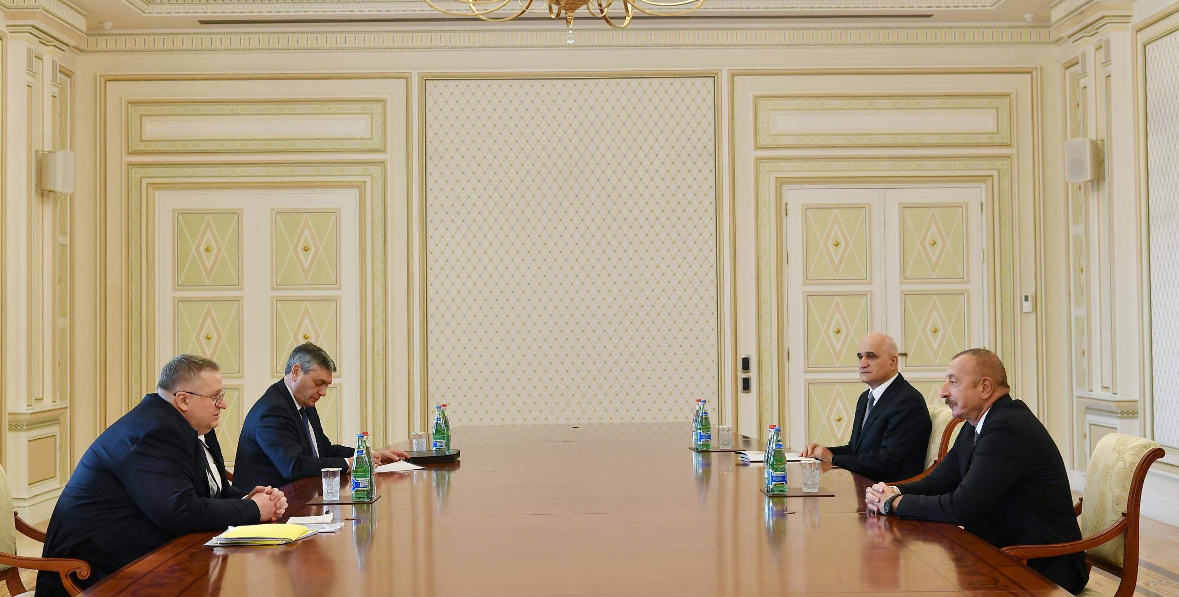 Ильхам Алиев принял заместителя премьер-министра Российской Федерации