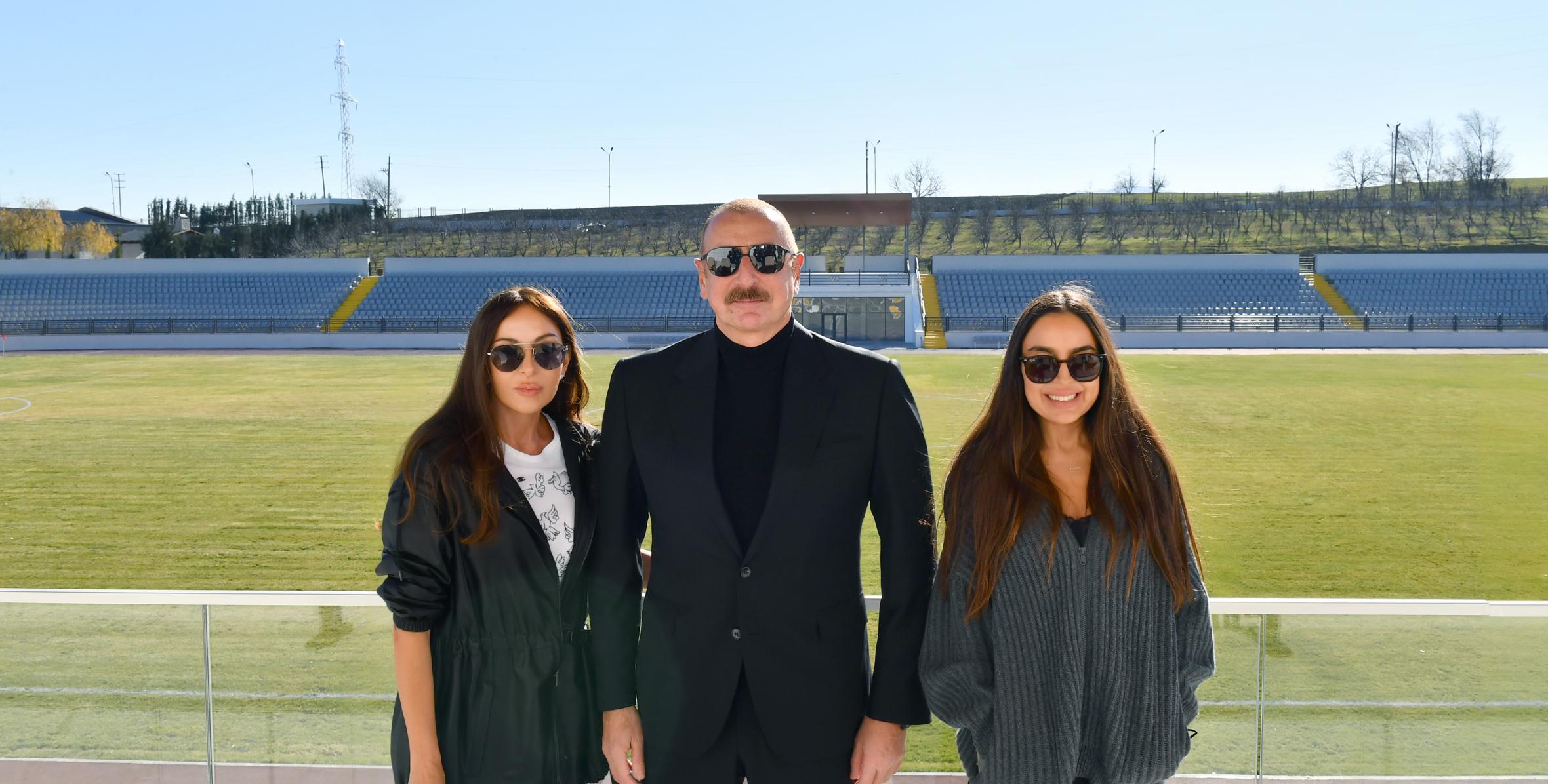 Visit of Ilham Aliyev to Guba