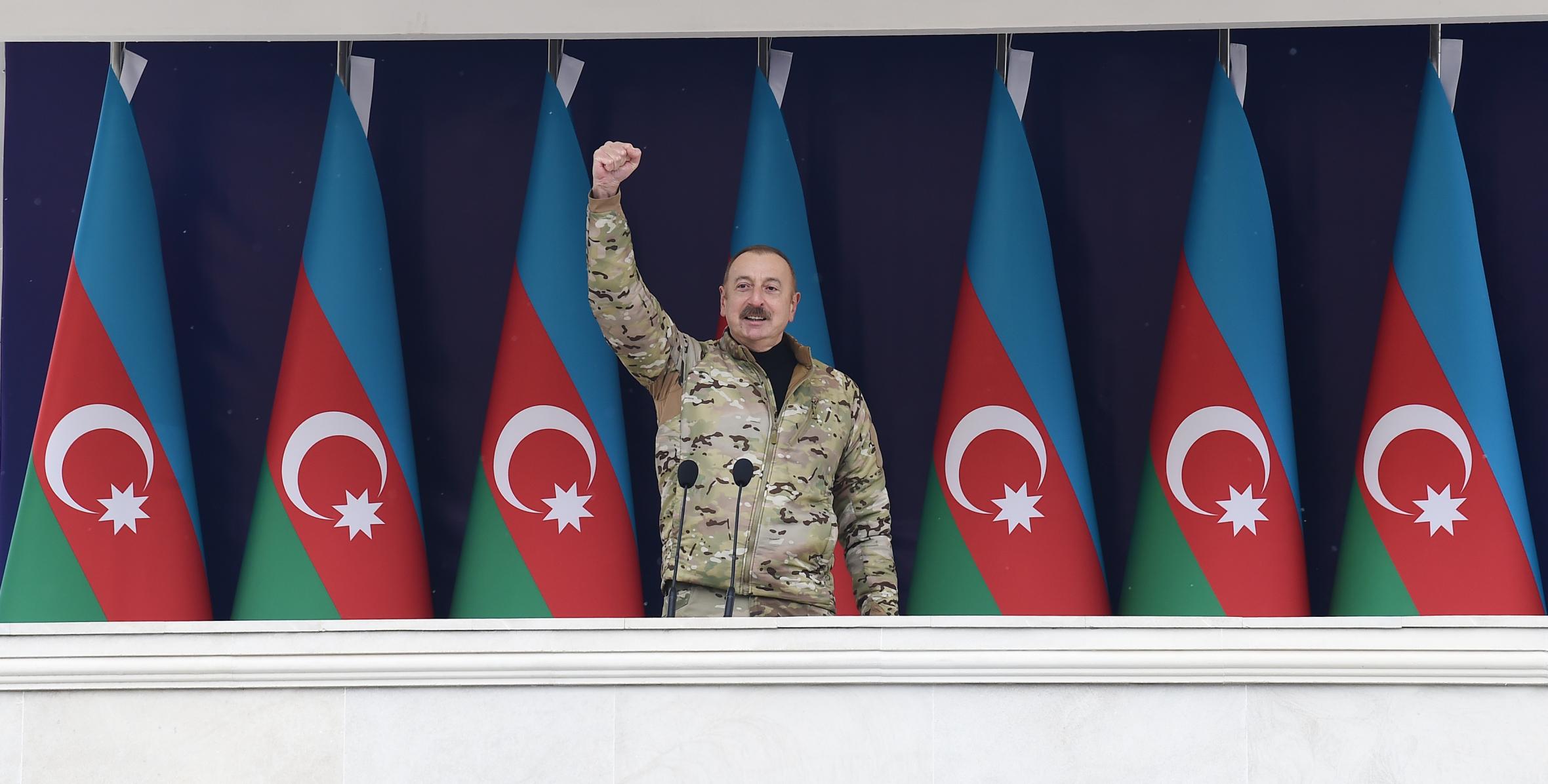 Visit of Ilham Aliyev to Khojavand and Shusha