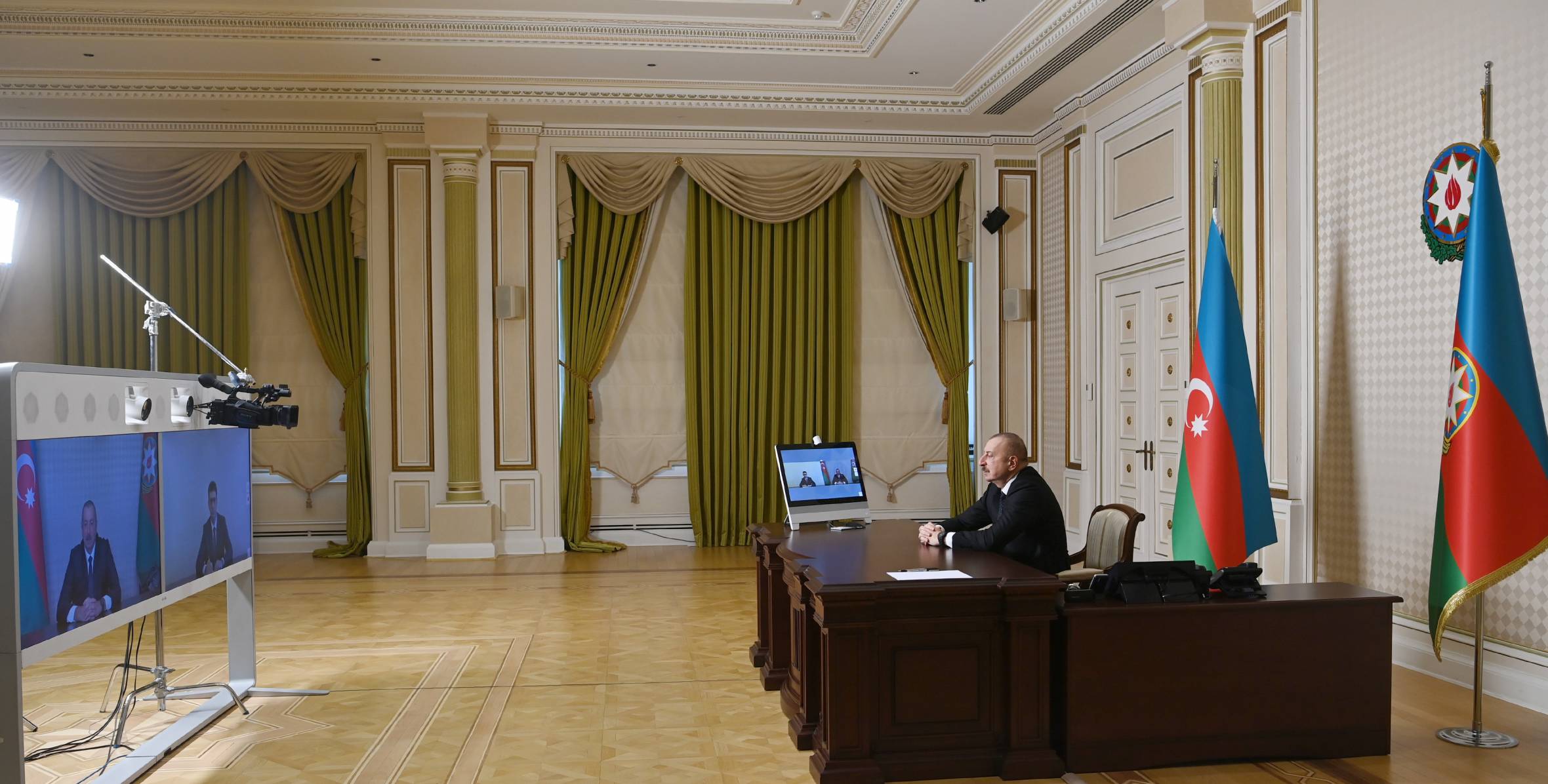Ilham Aliyev received in video format Shahin Seyidzade on his appointment as Chairman of Board of “Icharishahar” State Historical and Architectural Reserve