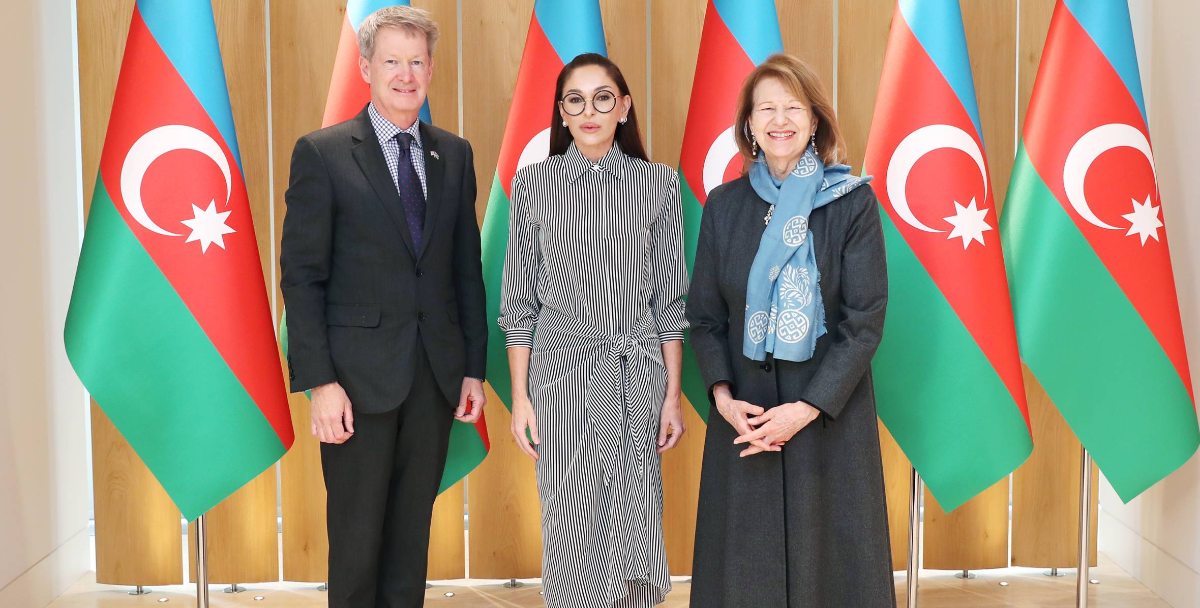 First Vice-President Mehriban Aliyeva met with UK Prime Minister's Trade Envoy to Azerbaijan