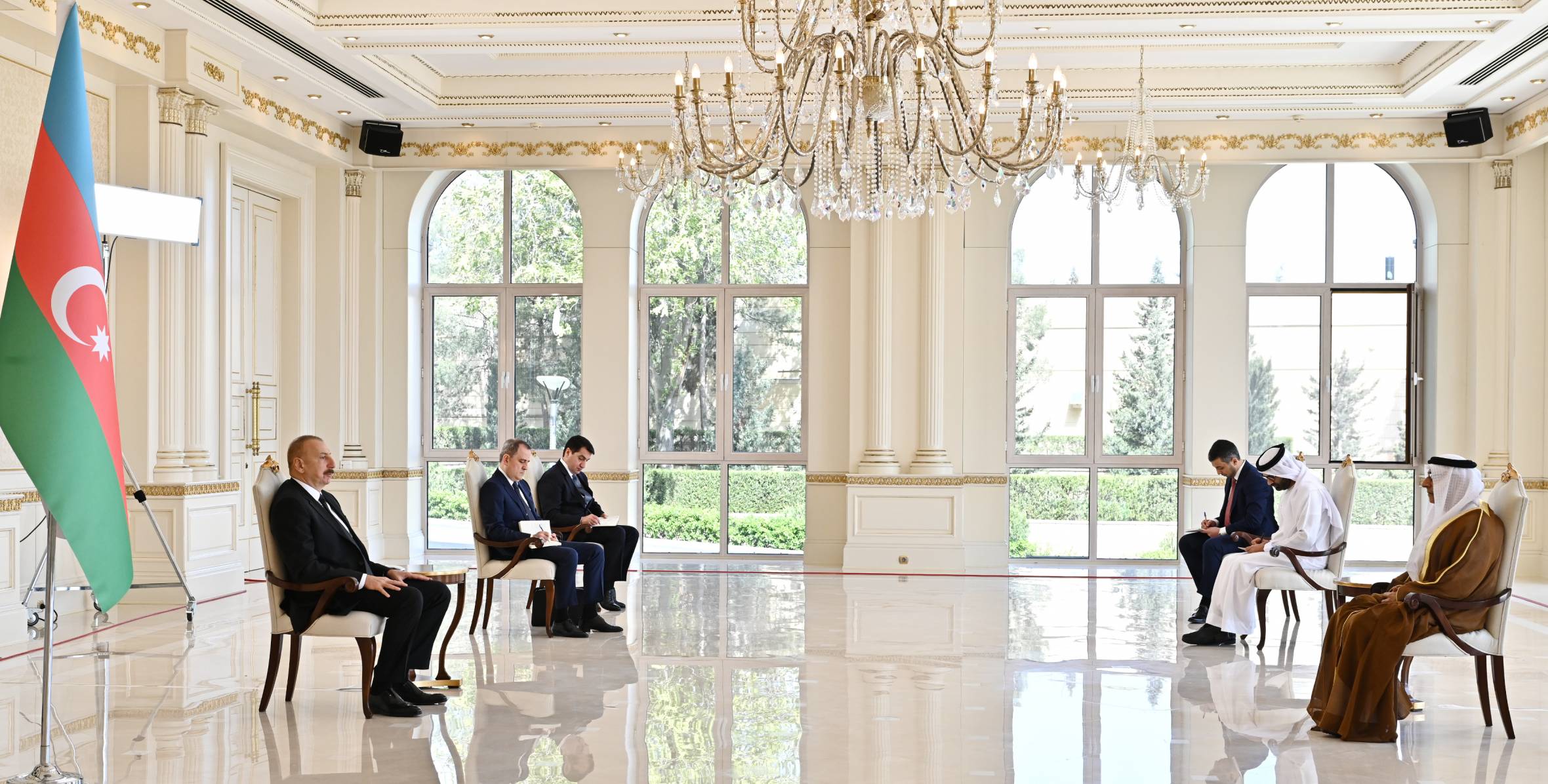 Ilham Aliyev received the credentials of the incoming United Arab Emirates’ ambassador