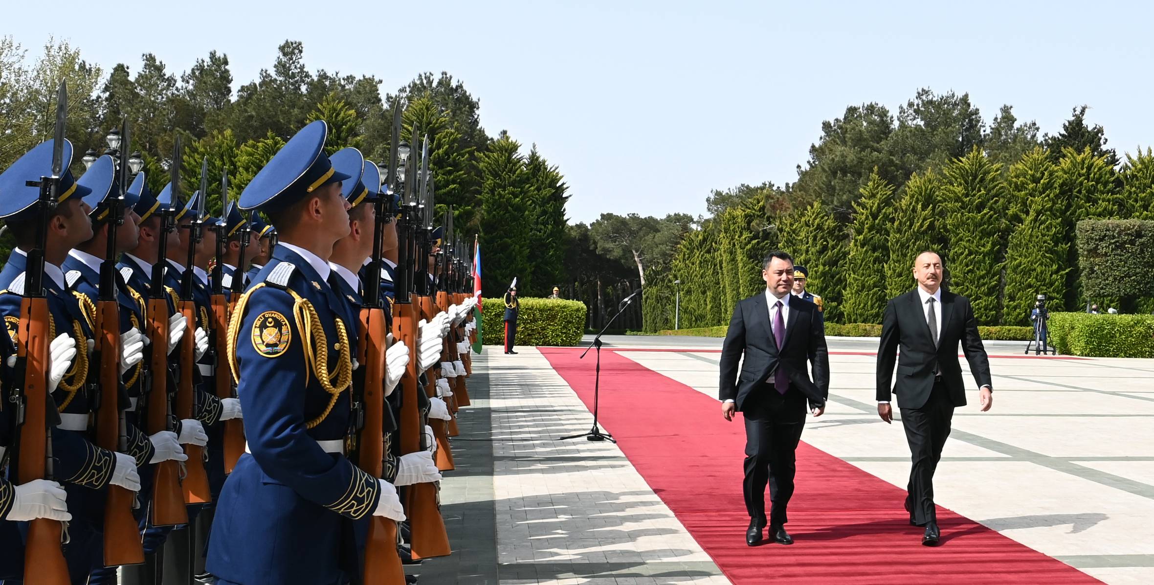 Official welcome ceremony was held for President of Kyrgyzstan Sadyr Japarov