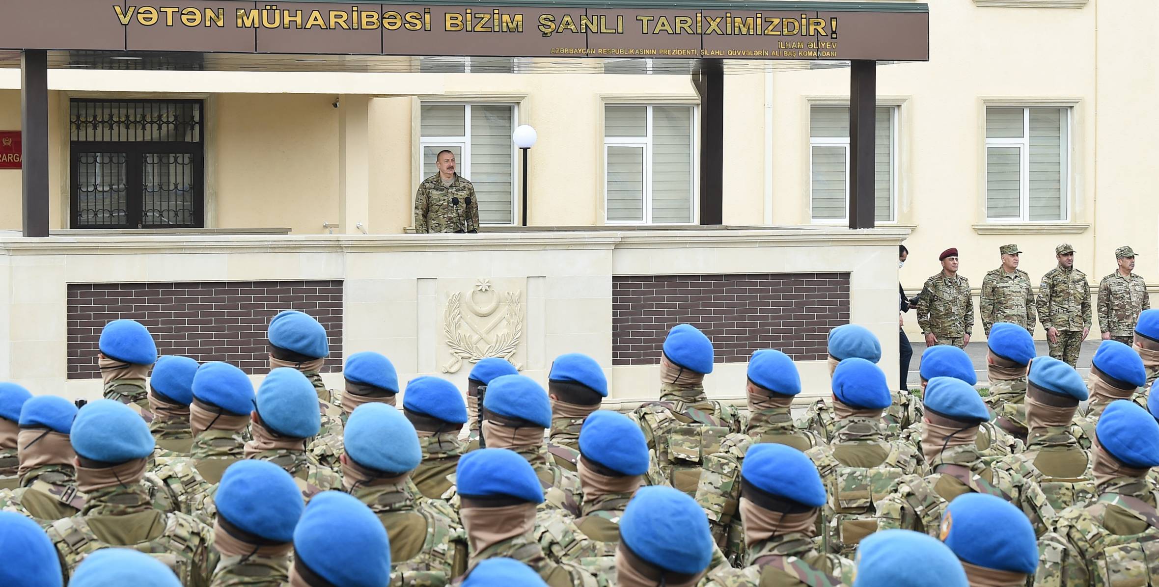 Ильхам Алиев посетил Н-скую воинскую часть Сил специального назначения Министерства обороны