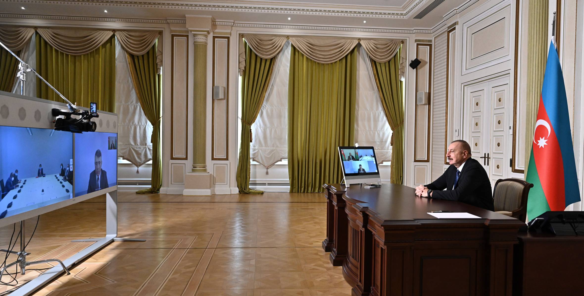 Ilham Aliyev received in video format Director-General of UN Food and Agriculture Organization