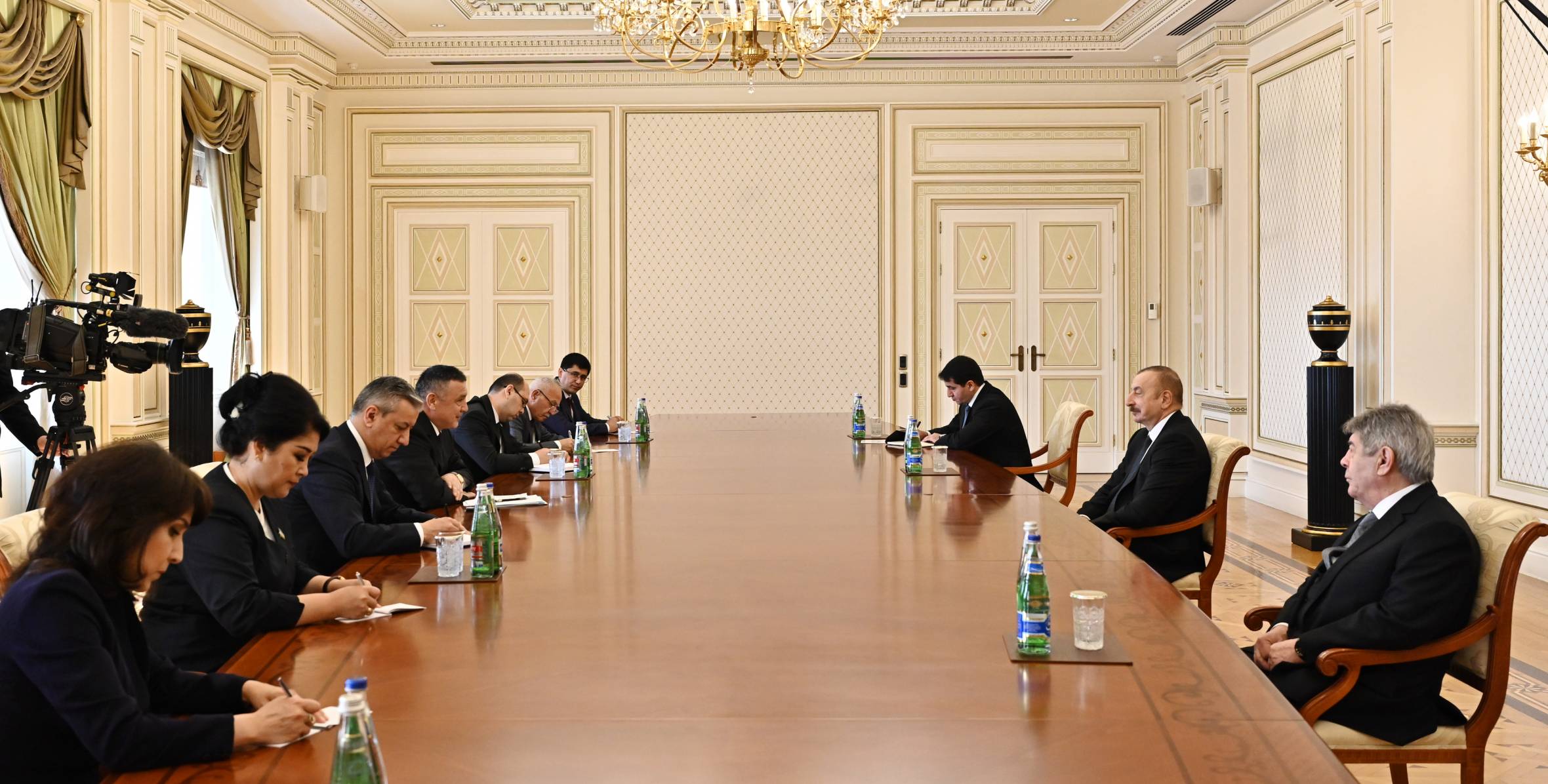 Ilham Aliyev received a delegation led by the Speaker of the Legislative Chamber of Uzbekistan’s Oliy Majlis
