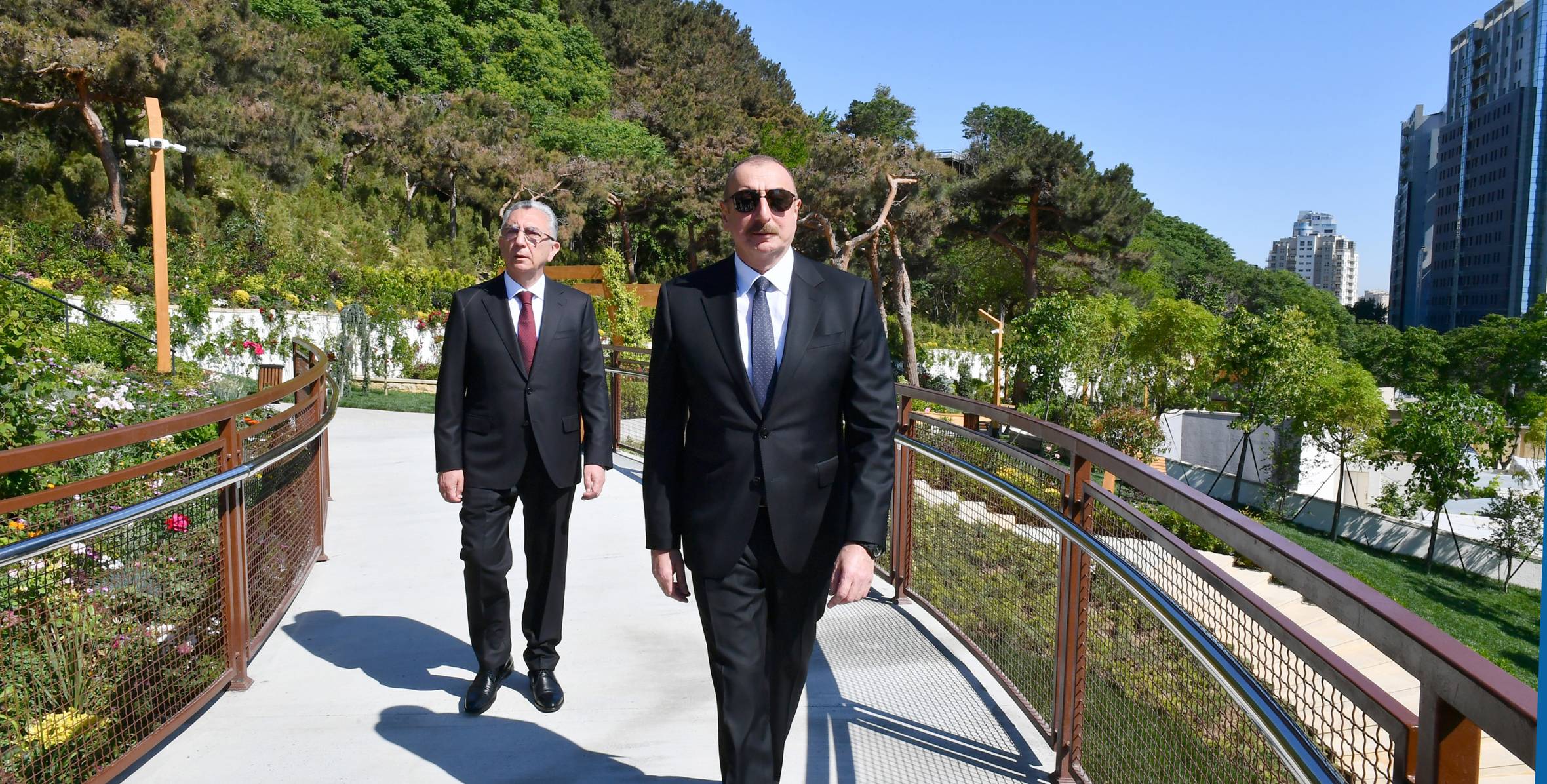 Ильхам Алиев ознакомился с условиями, созданными в новом парке «Чемберекенд» в Баку