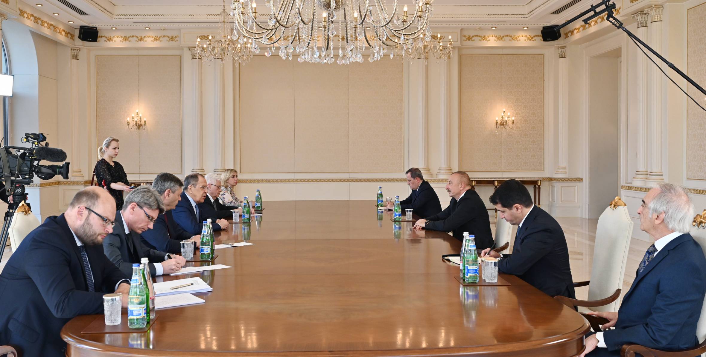 Ильхам Алиев принял министра иностранных дел России Сергея Лаврова