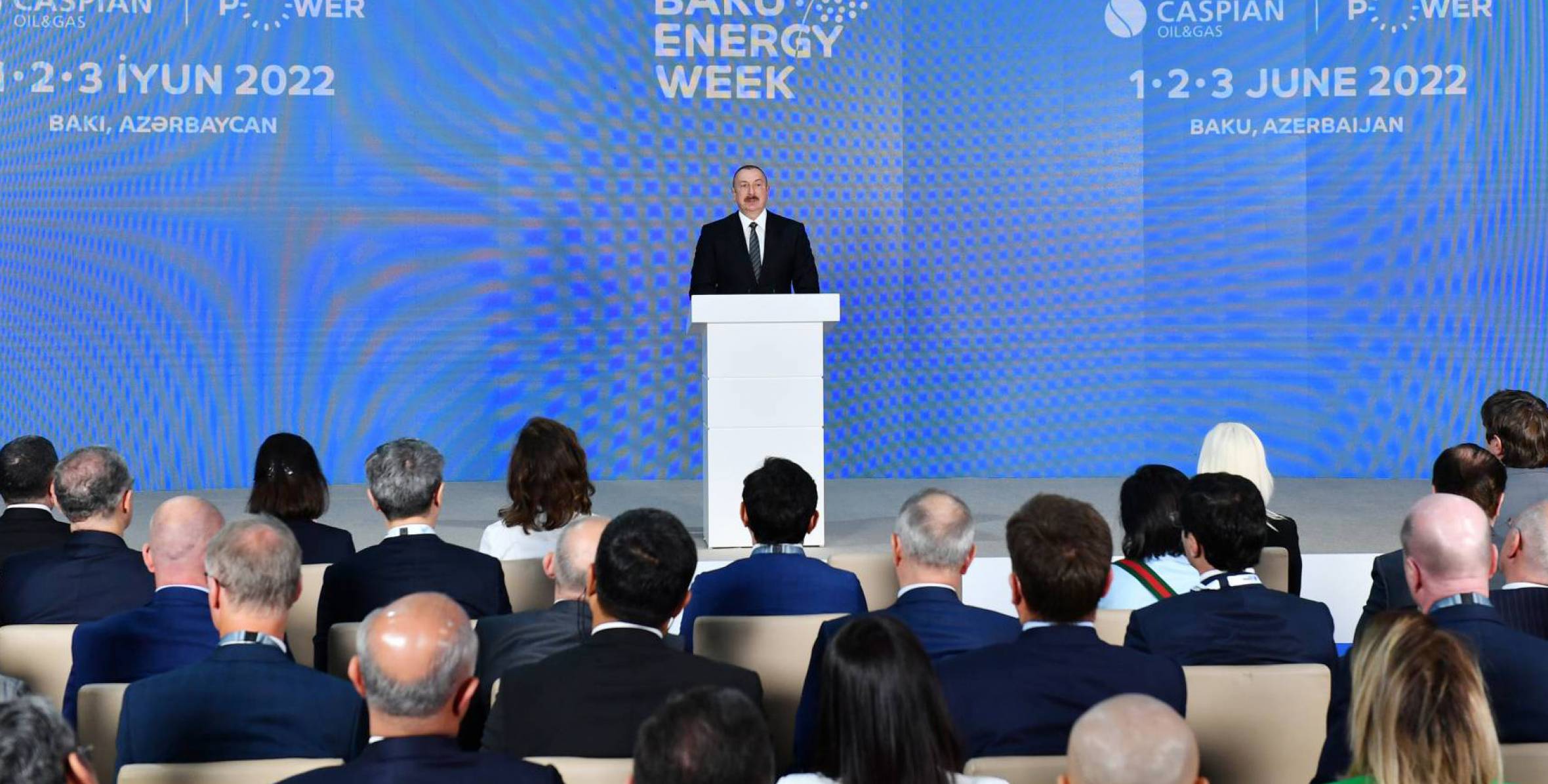 Речь Ильхама Алиева на церемонии официального открытия 27-й Международной выставки нефти и газа Каспия в рамках Бакинской энергетической недели