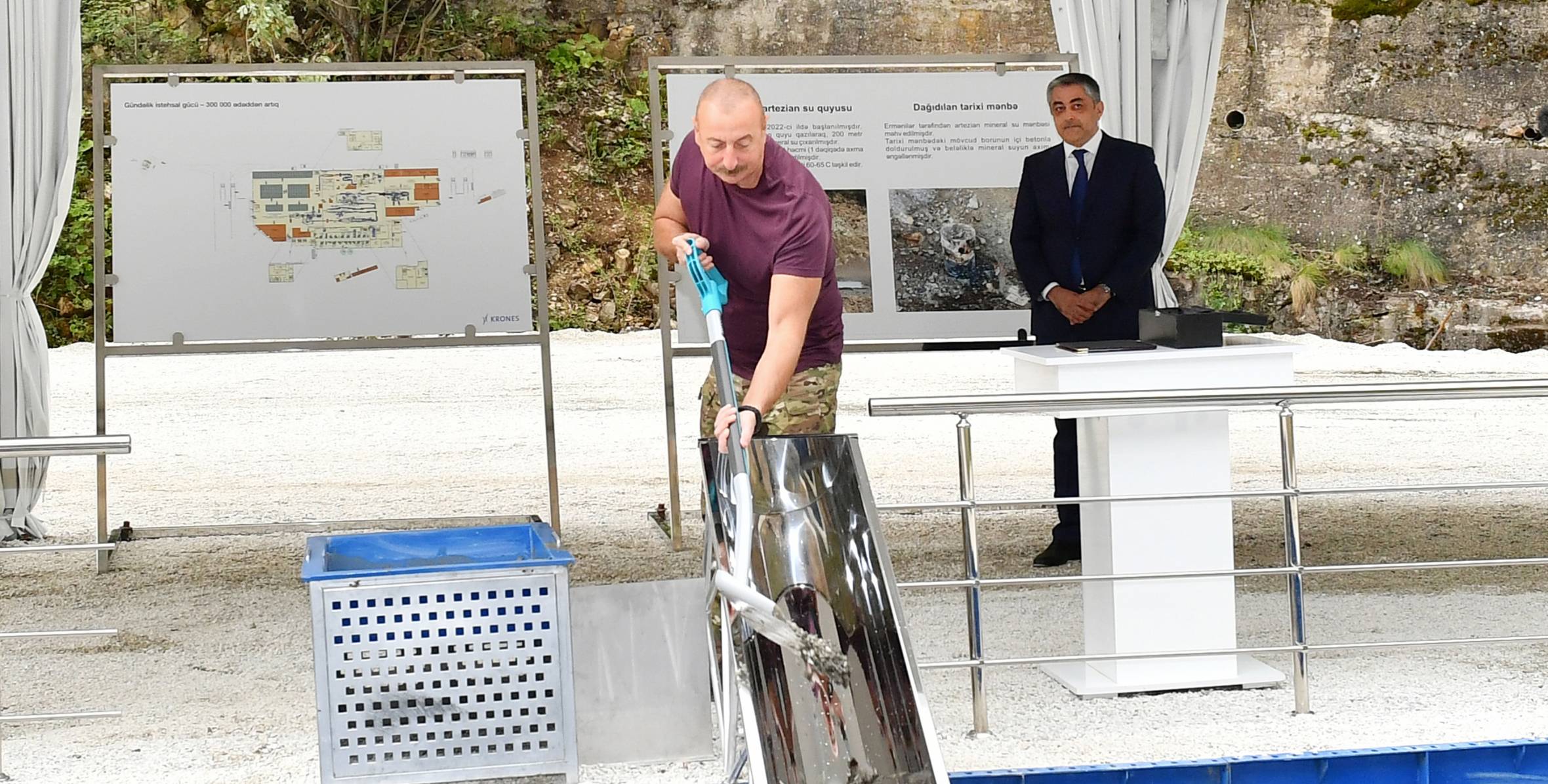 Foundation stone was laid for the “Istisu” mineral water plant in Kalbadjar