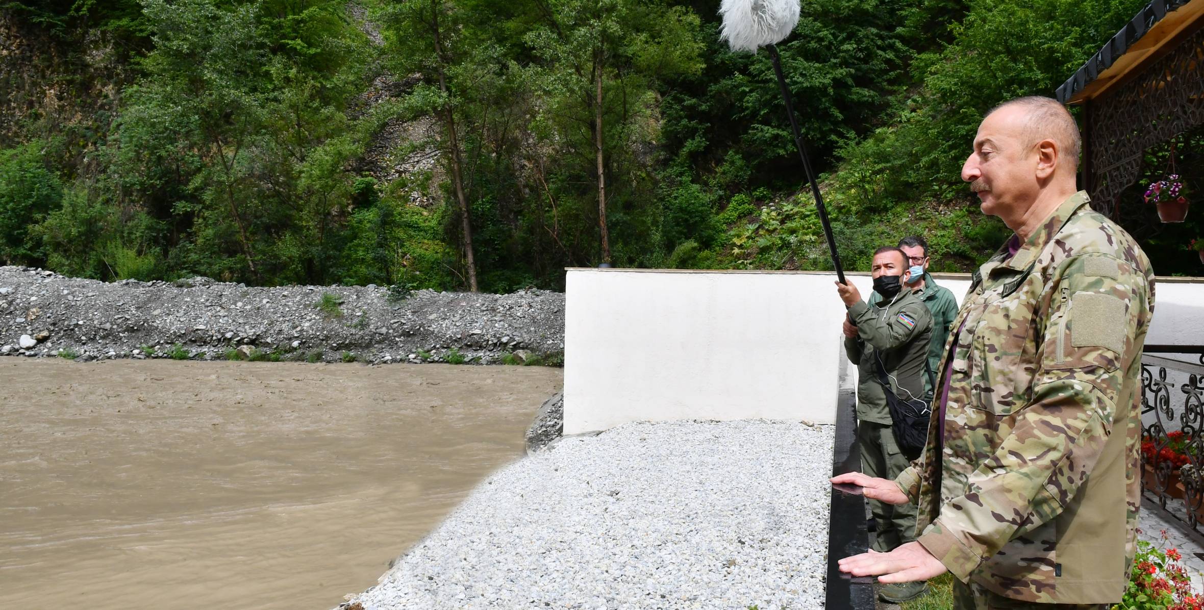 Ilham Aliyev attended the opening of “Kalbadjar-1” Small Hydroelectric Power Station