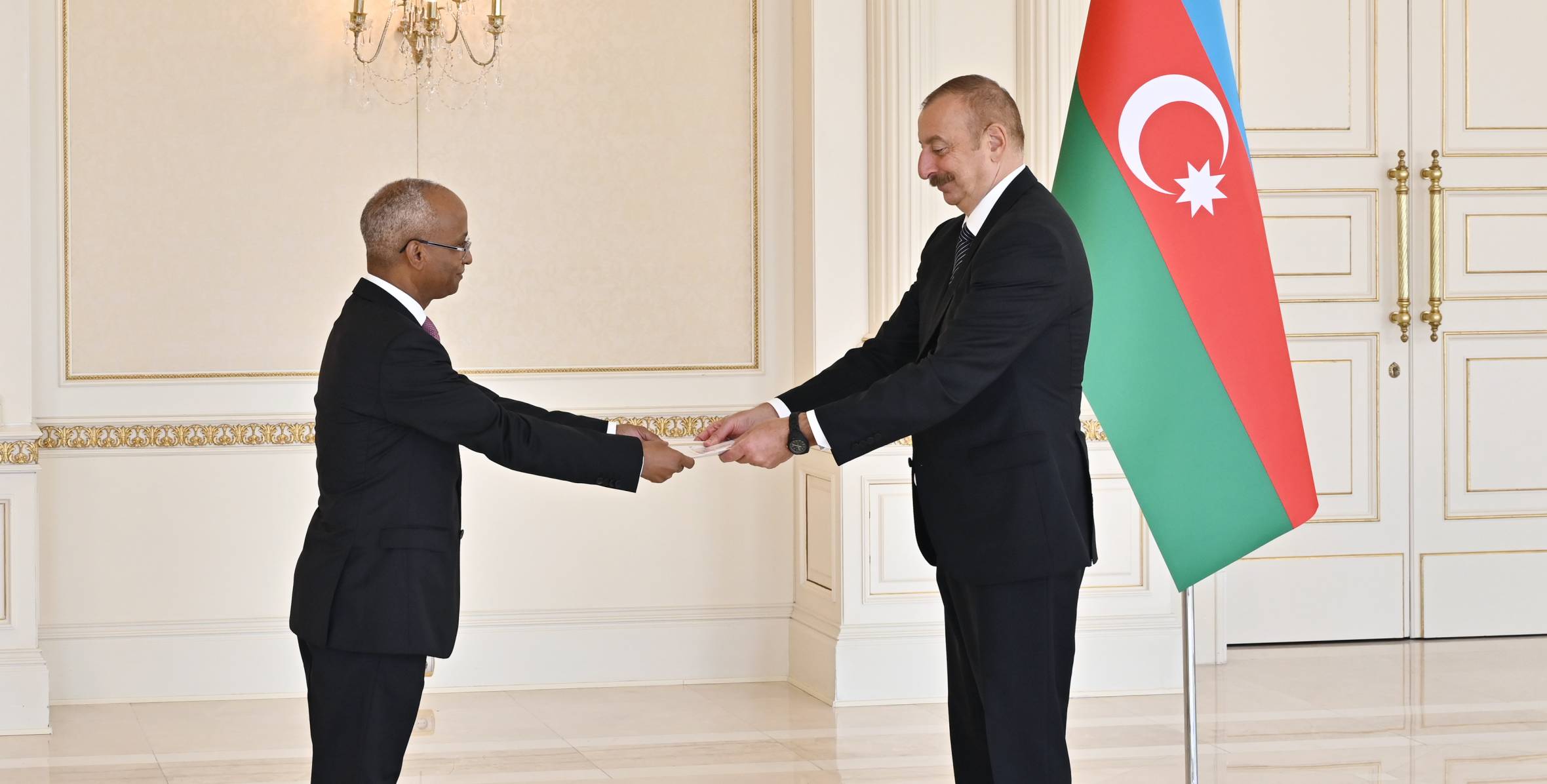 Ilham Aliyev accepted credentials of incoming ambassador of Ethiopia