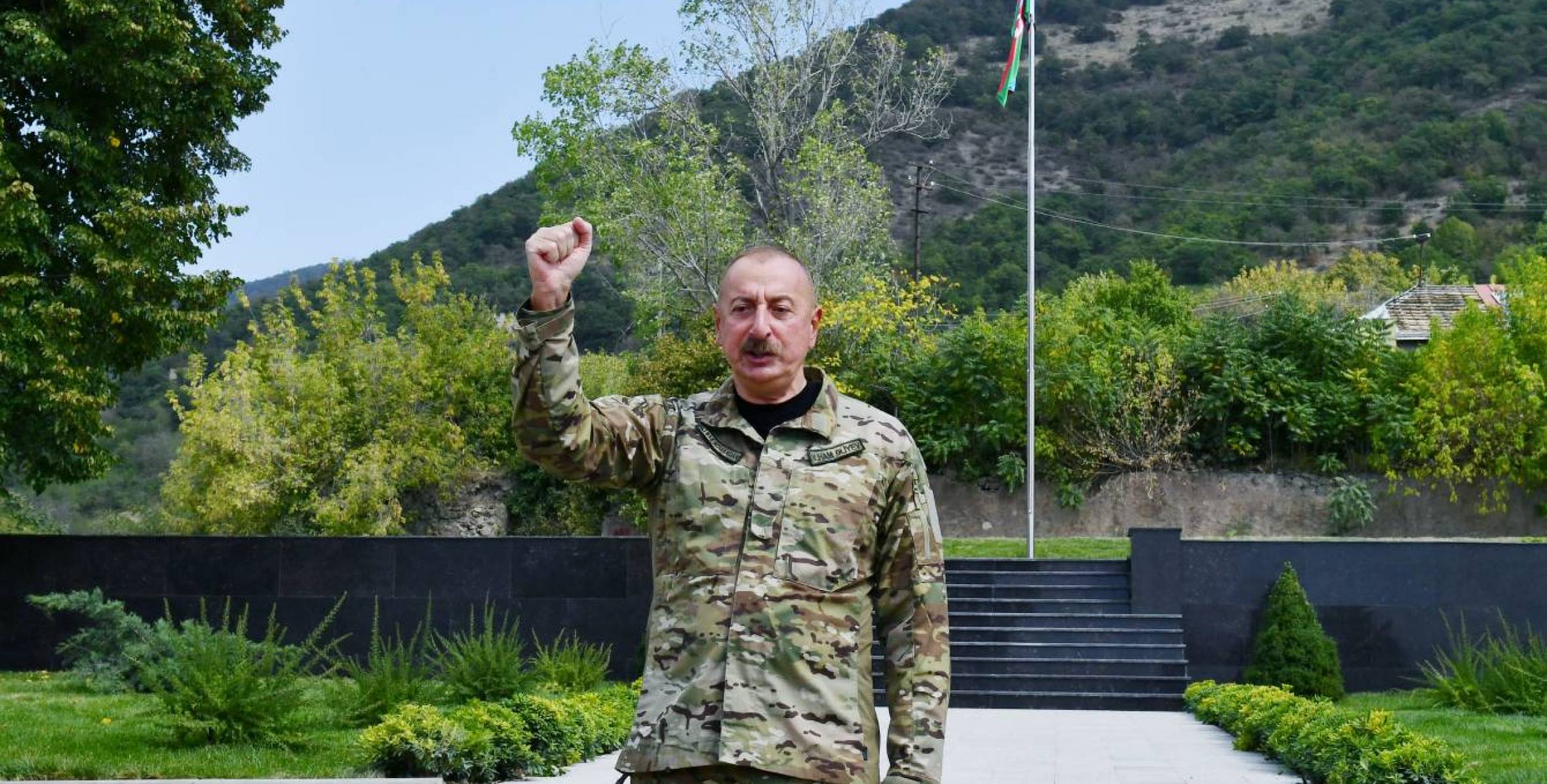 Visit of Ilham Aliyev to Lachin