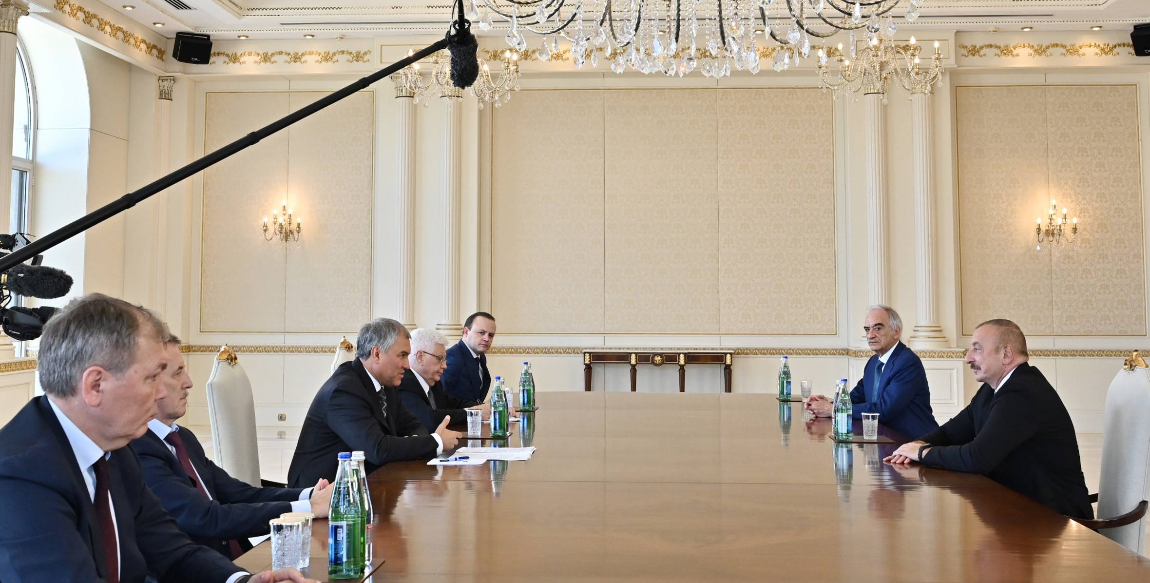 Ильхам Алиев принял делегацию во главе с председателем Государственной Думы Российской Федерации