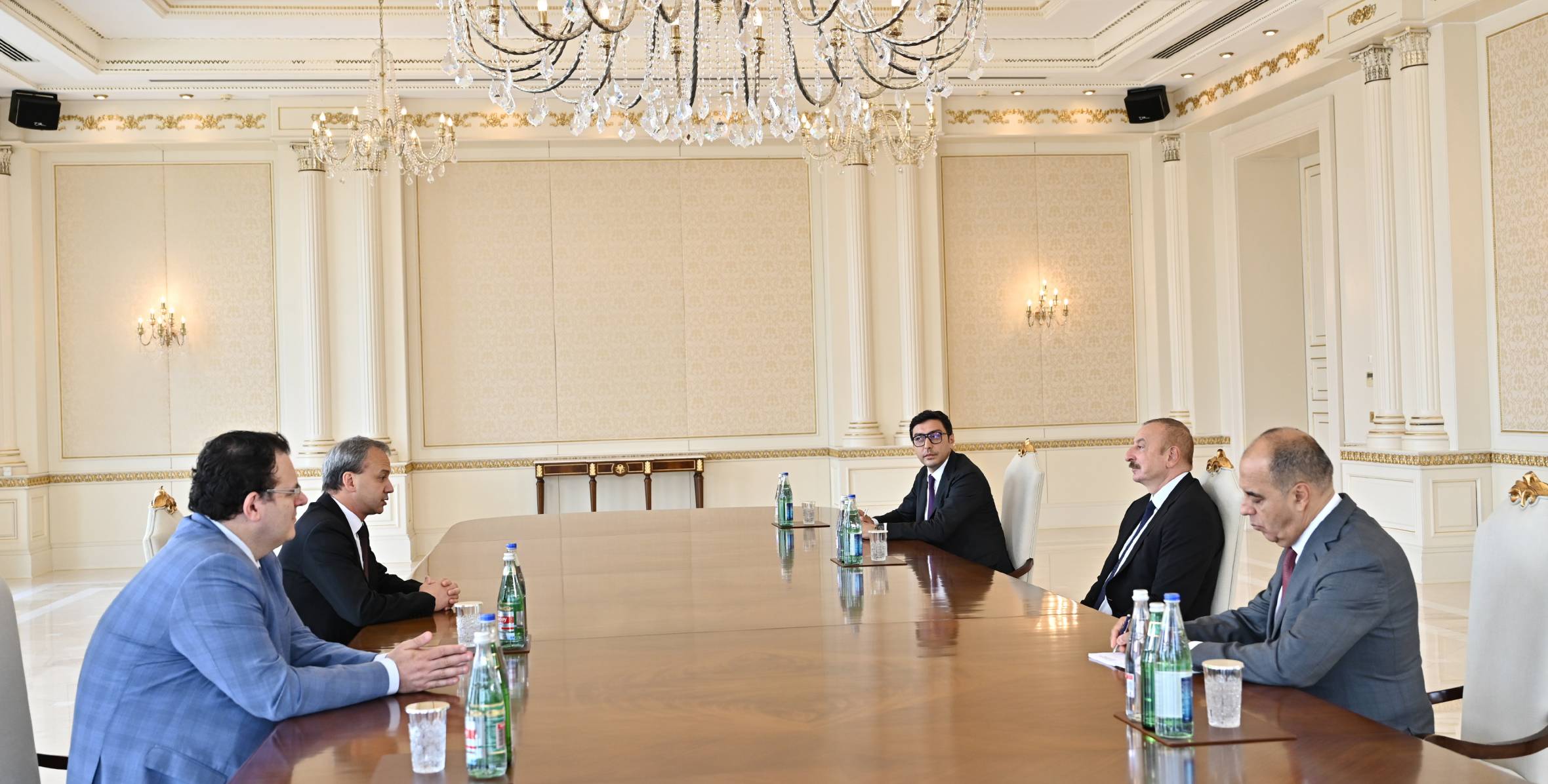 Ilham Aliyev received President of International Chess Federation
