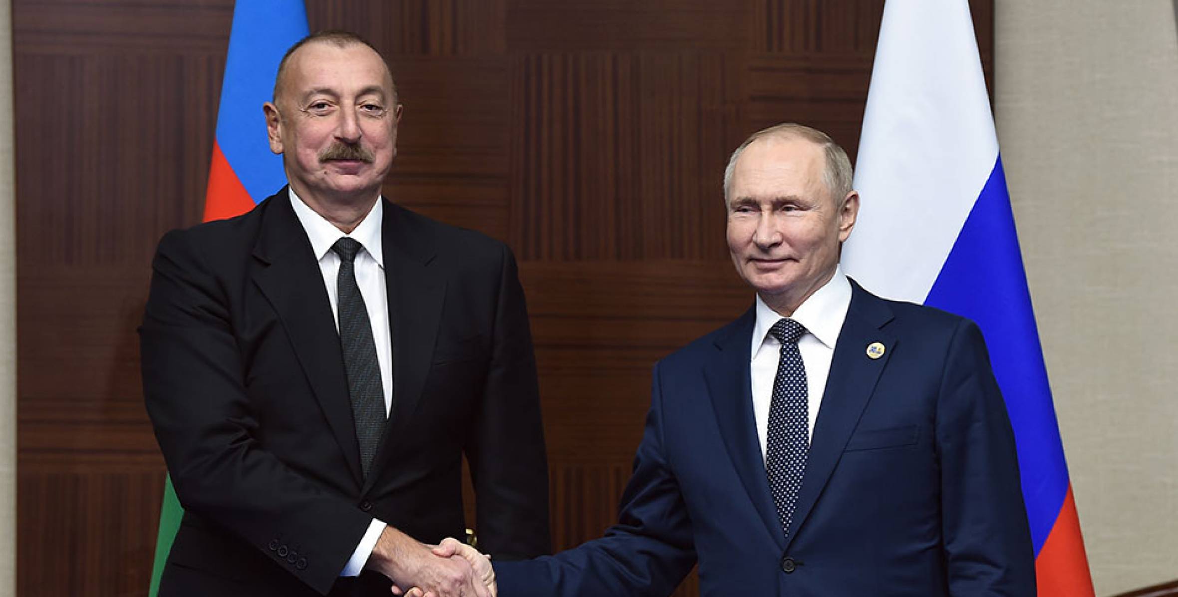В Астане состоялась встреча Ильхама Алиева с Президентом России Владимиром Путиным