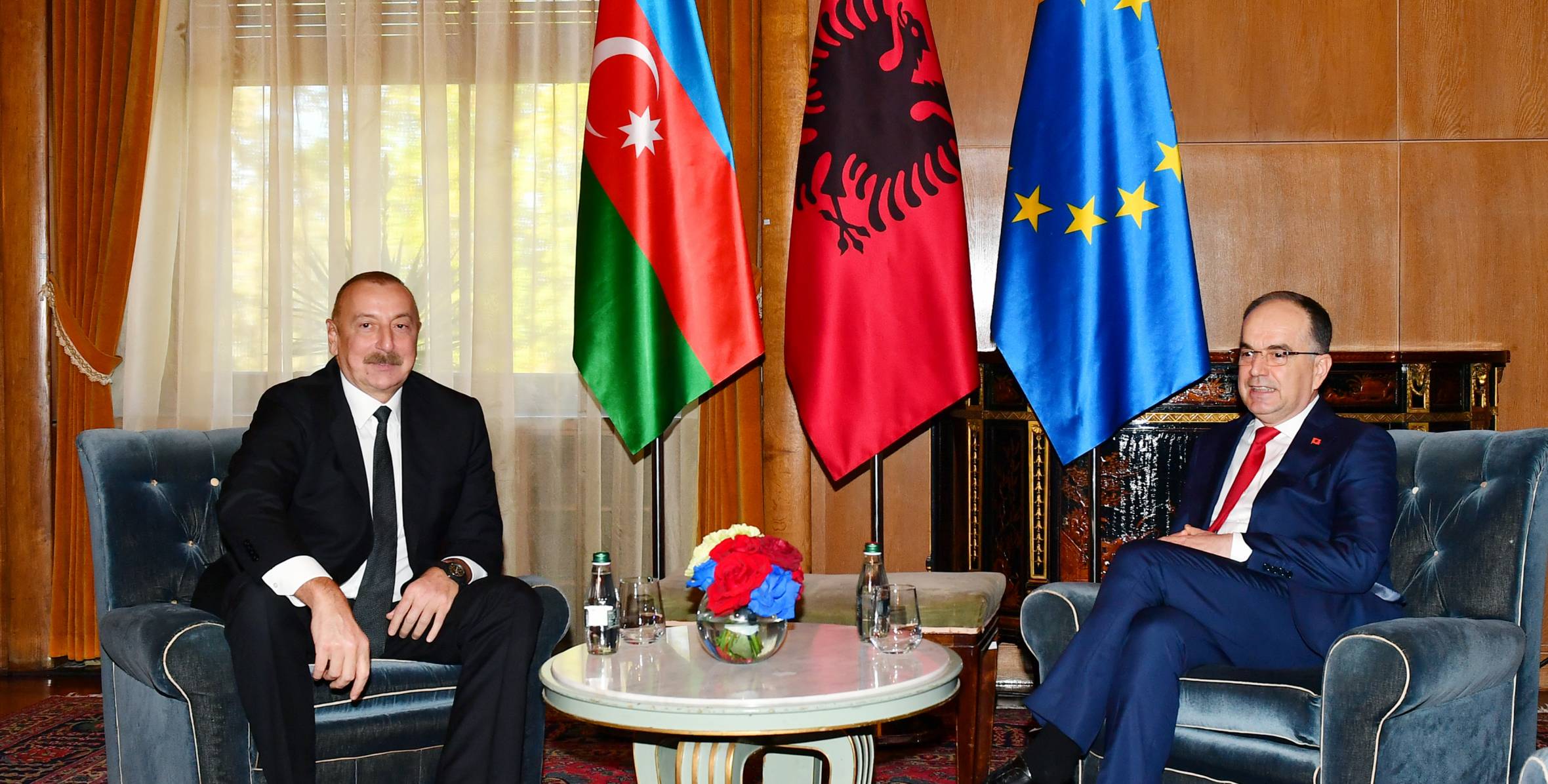 Ilham Aliyev, President of Albania Bajram Begaj held one-on-one meeting