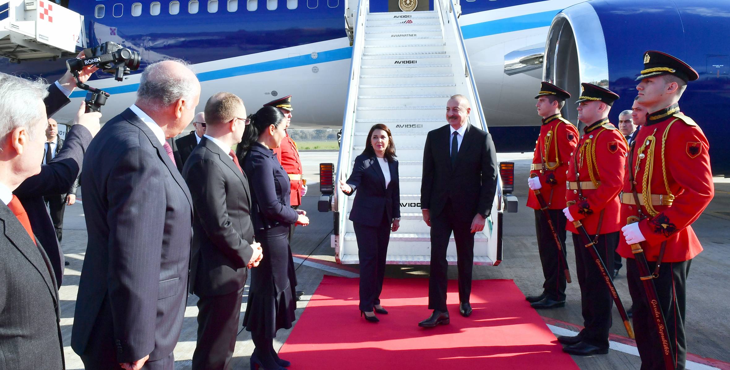 Ilham Aliyev arrived in Albania for state visit