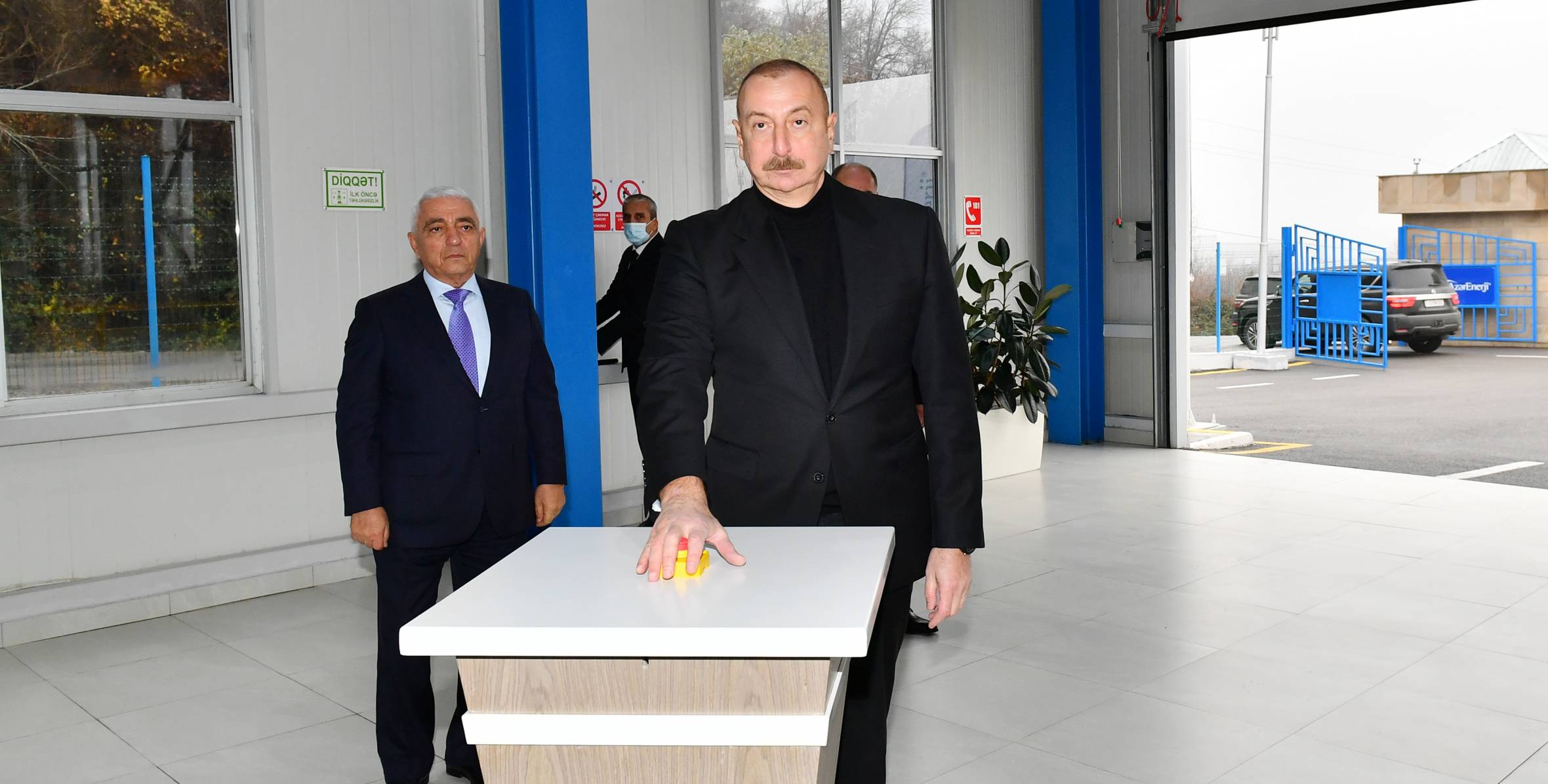 Ilham Aliyev has attended the inauguration of a series of “Oghuz-1”, “Oghuz-2” and “Oghuz-3” small hydropower plants on Dashaghil River in Oghuz