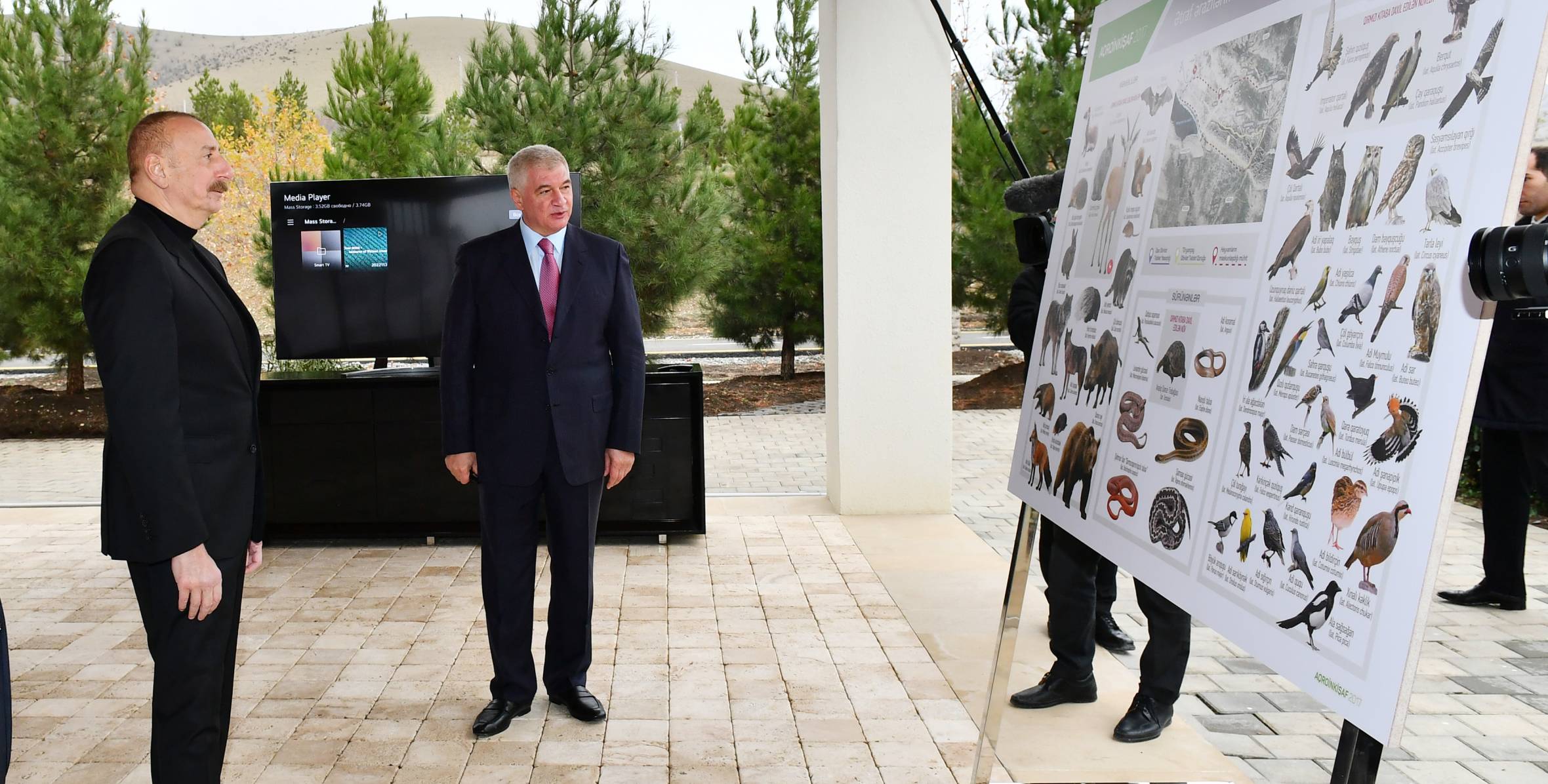 Ilham Aliyev viewed conditions created at “Shaki-Oghuz” Agropark