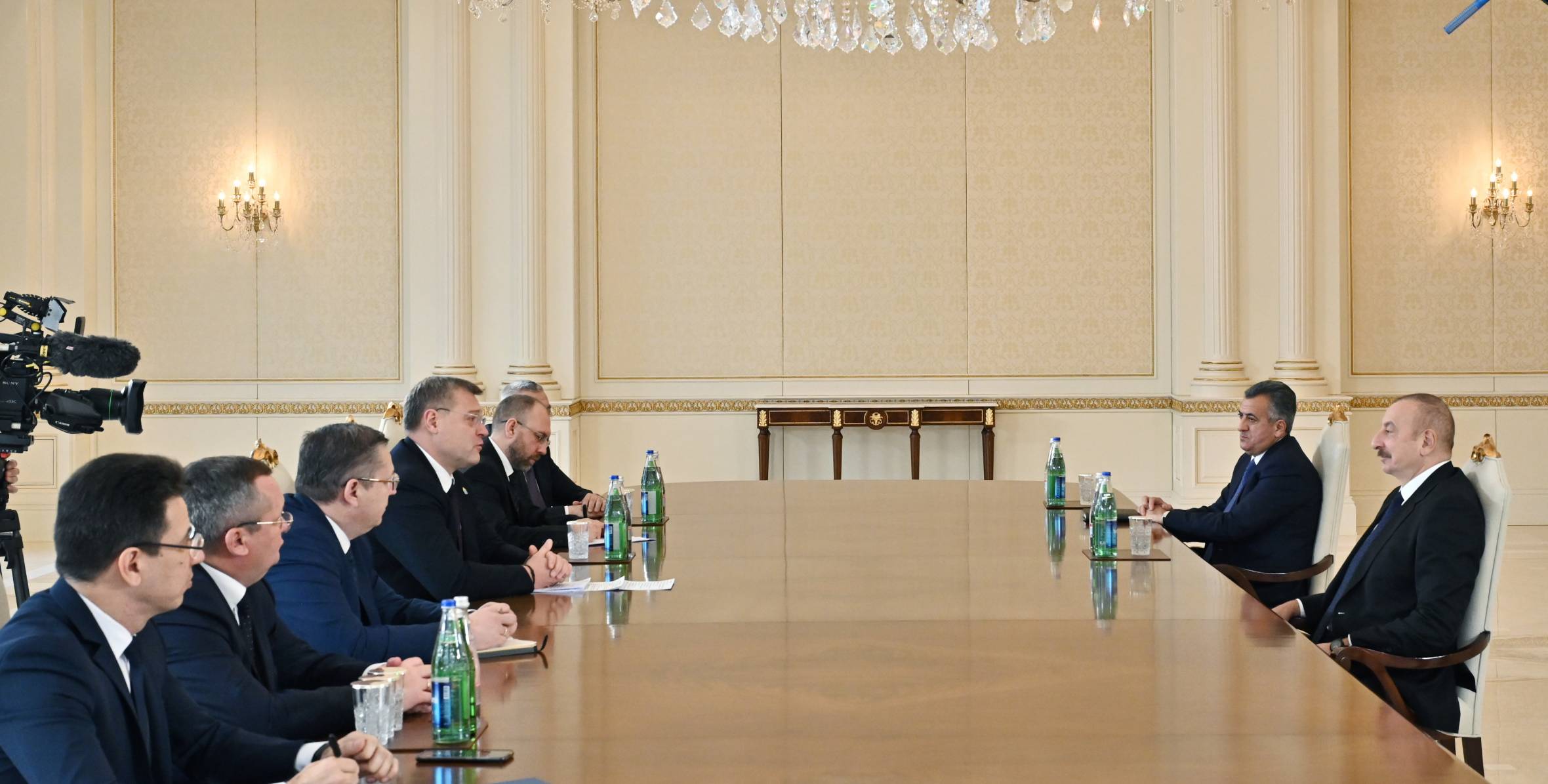 Ильхам Алиев принял губернатора Астраханской области России