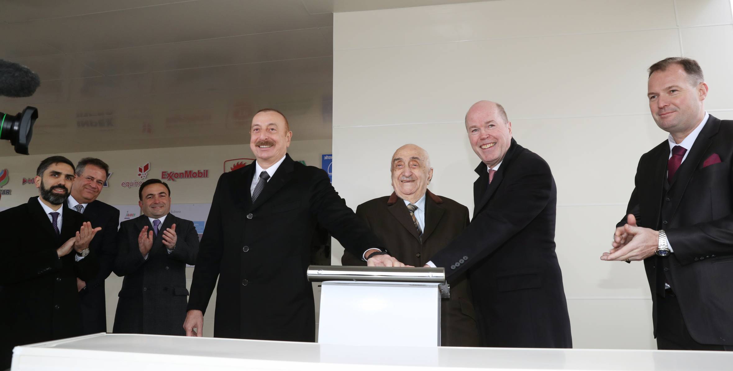 Ilham Aliyev attended Azeri Central East jacket sail-away ceremony