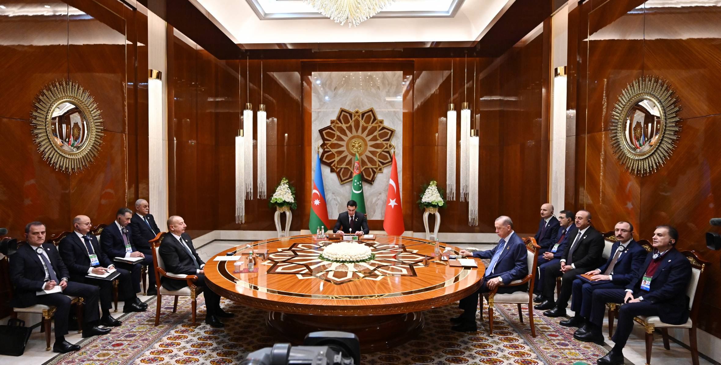 Presidents of Azerbaijan, Turkiye and Turkmenistan held expanded meeting