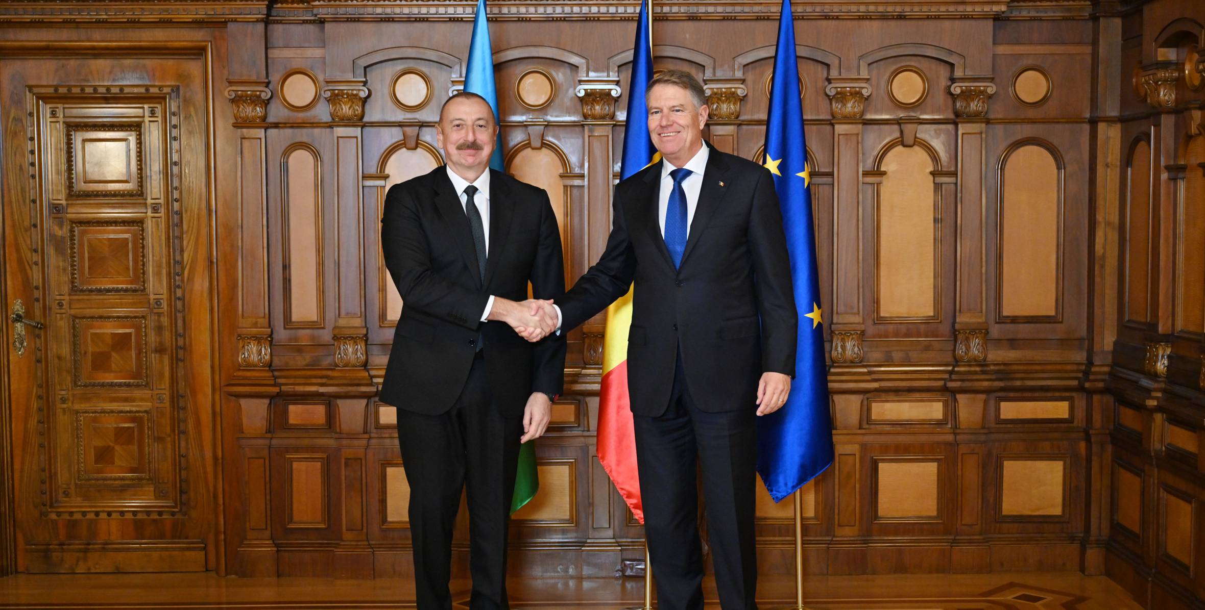 Ilham Aliyev met with President of Romania Klaus Iohannis