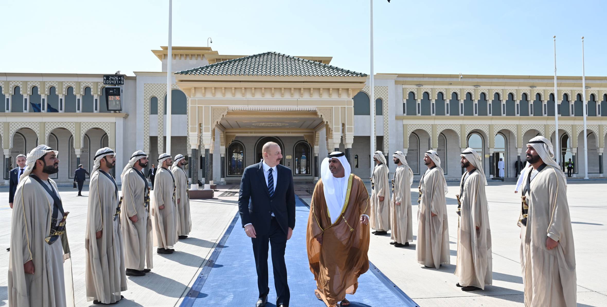 Ilham Aliyev completed his working visit to United Arab Emirates