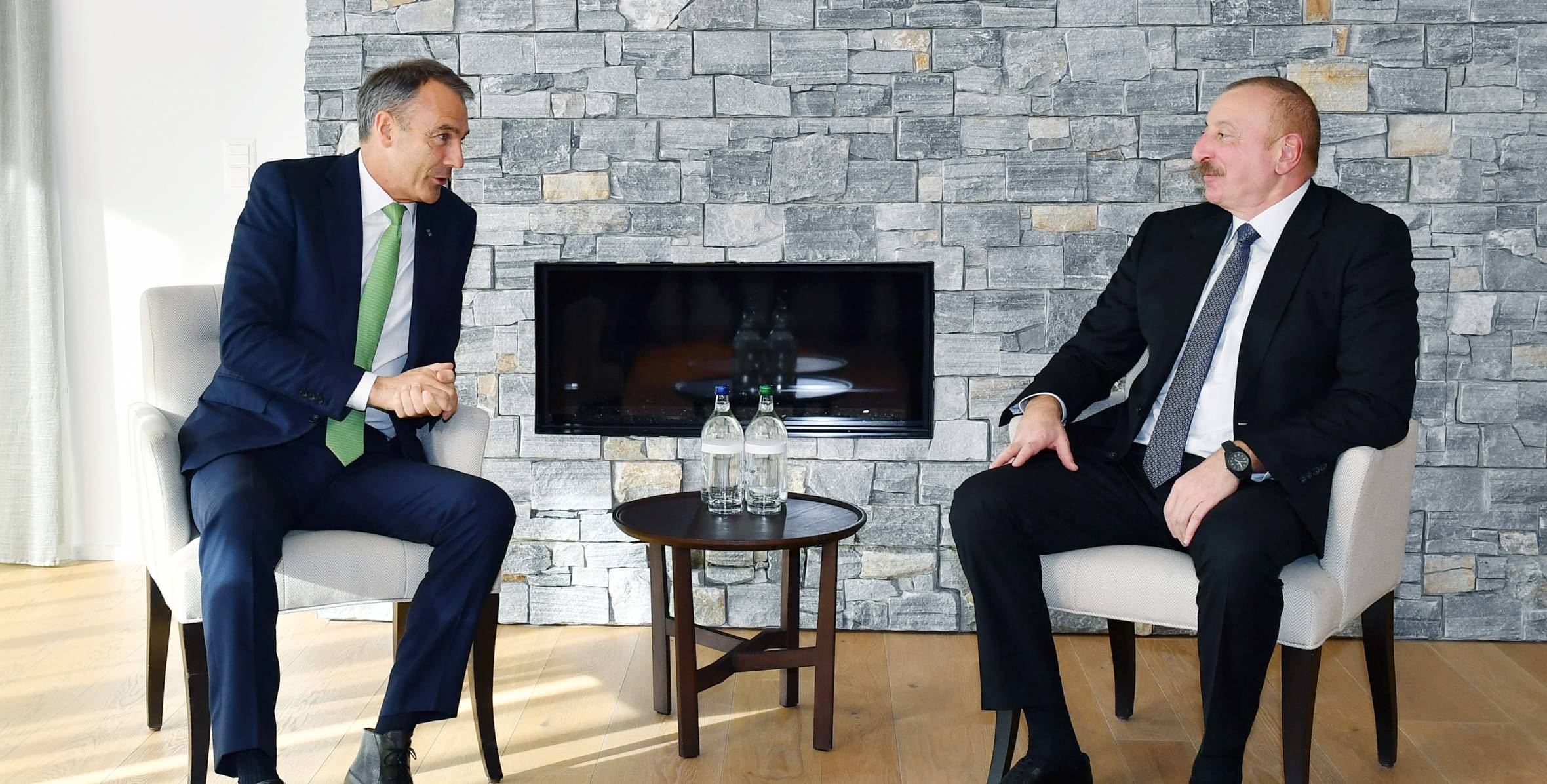 Ilham Aliyev met with the CEO of bp, Bernard Looney