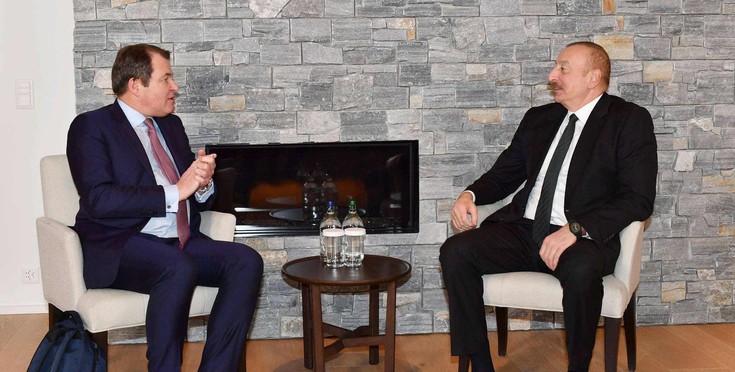 Ilham Aliyev met with First Vice President of European Bank for Reconstruction and Development in Davos