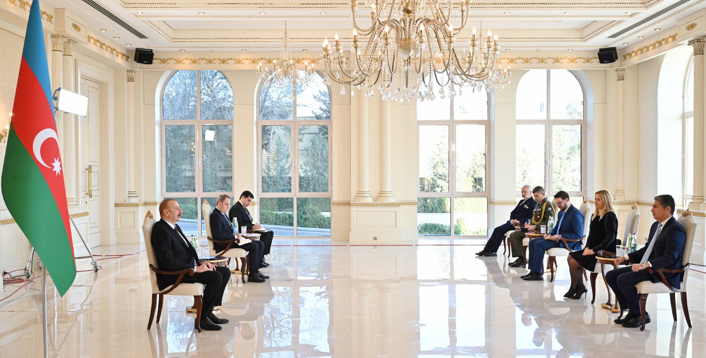 Ilham Aliyev accepted credentials of incoming ambassador of Greece