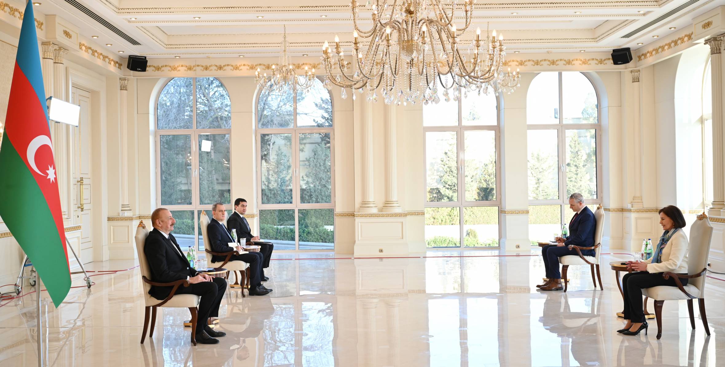 Ilham Aliyev received credentials of incoming ambassador of France