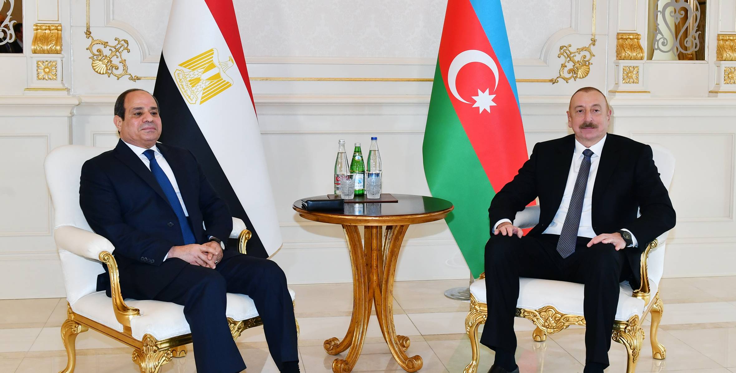 Presidents of Azerbaijan and Egypt held one-on-one meeting