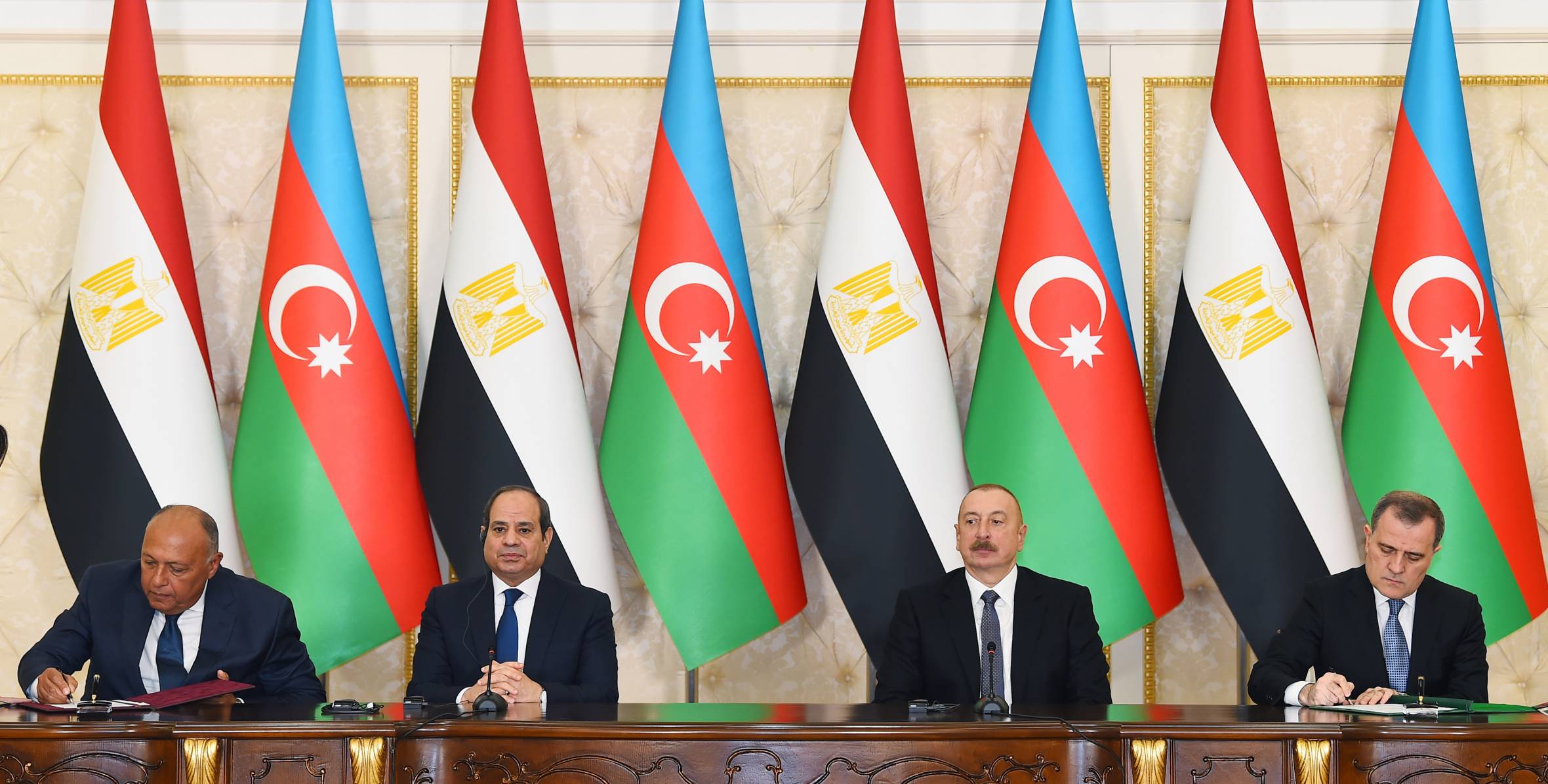 Состоялось подписание азербайджано-египетских документов