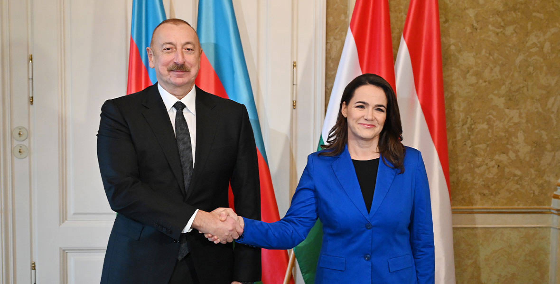 Ilham Aliyev held one-on-one meeting with President of Hungary Katalin Novák